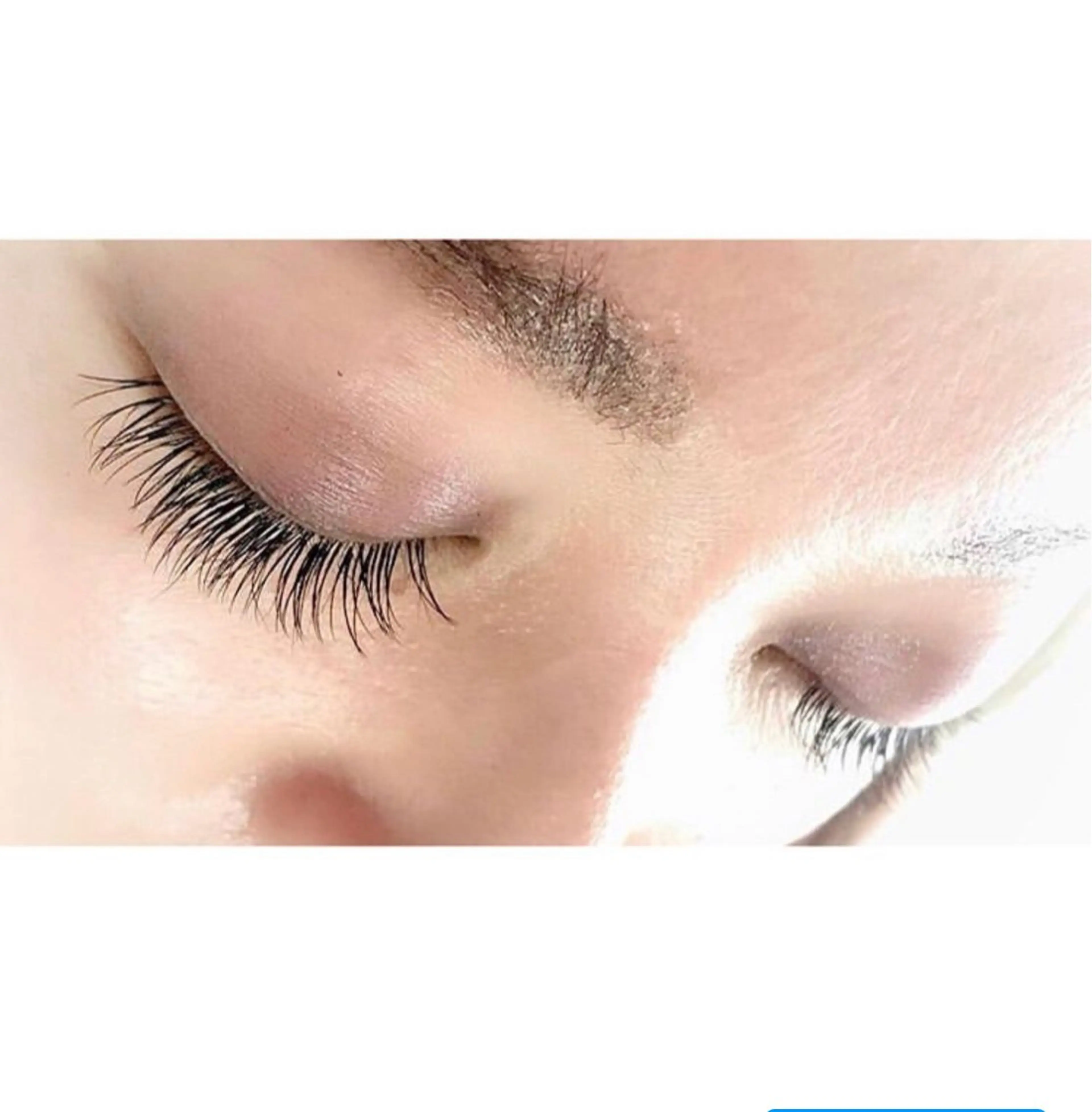 マツエク100本ヒアルロン酸パック付き5600円(大人女性のお目元のお悩みを解決に近づけます) 束間なしの自然な仕上がりの写真