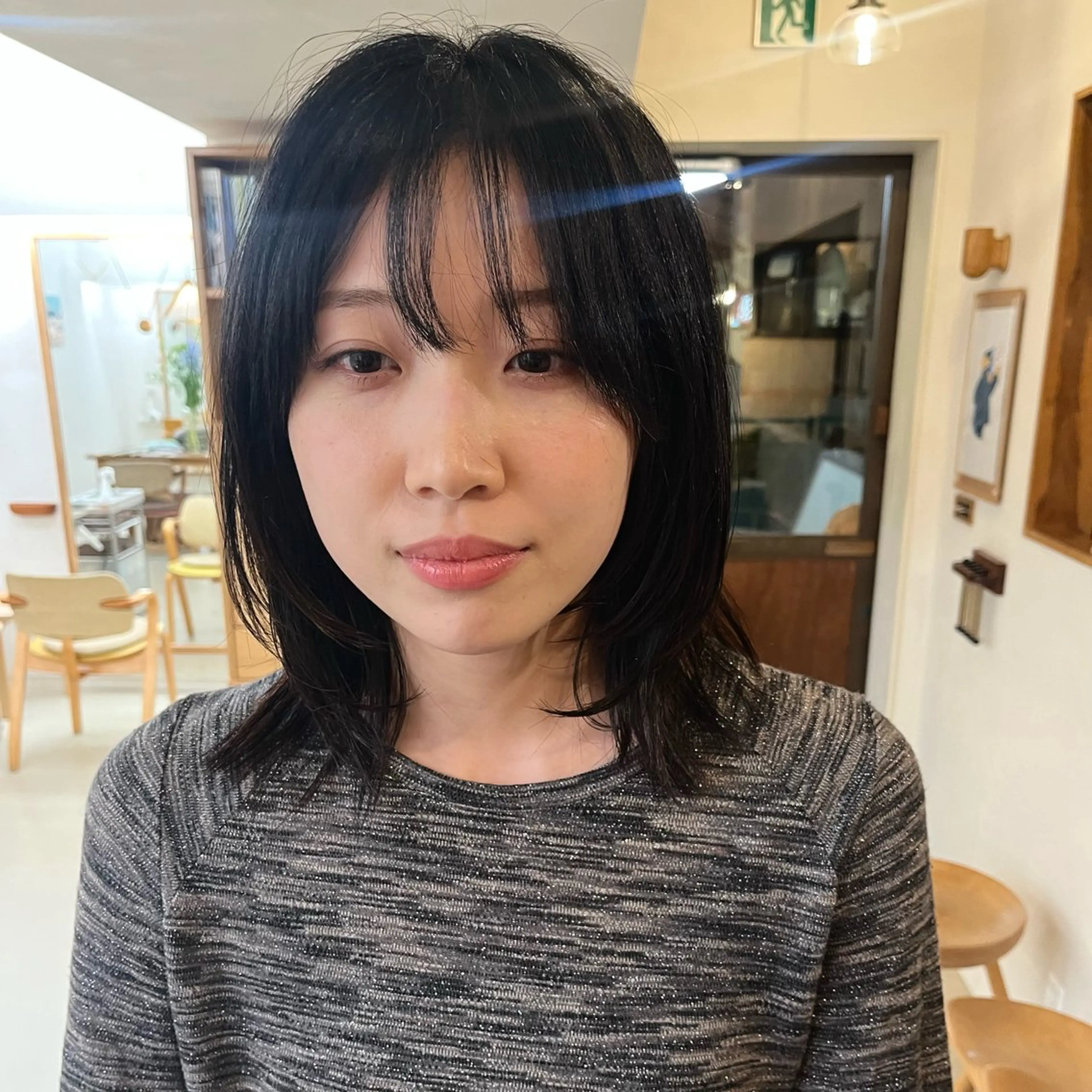 ミディアム 宇野澤 銘のヘアスタイル