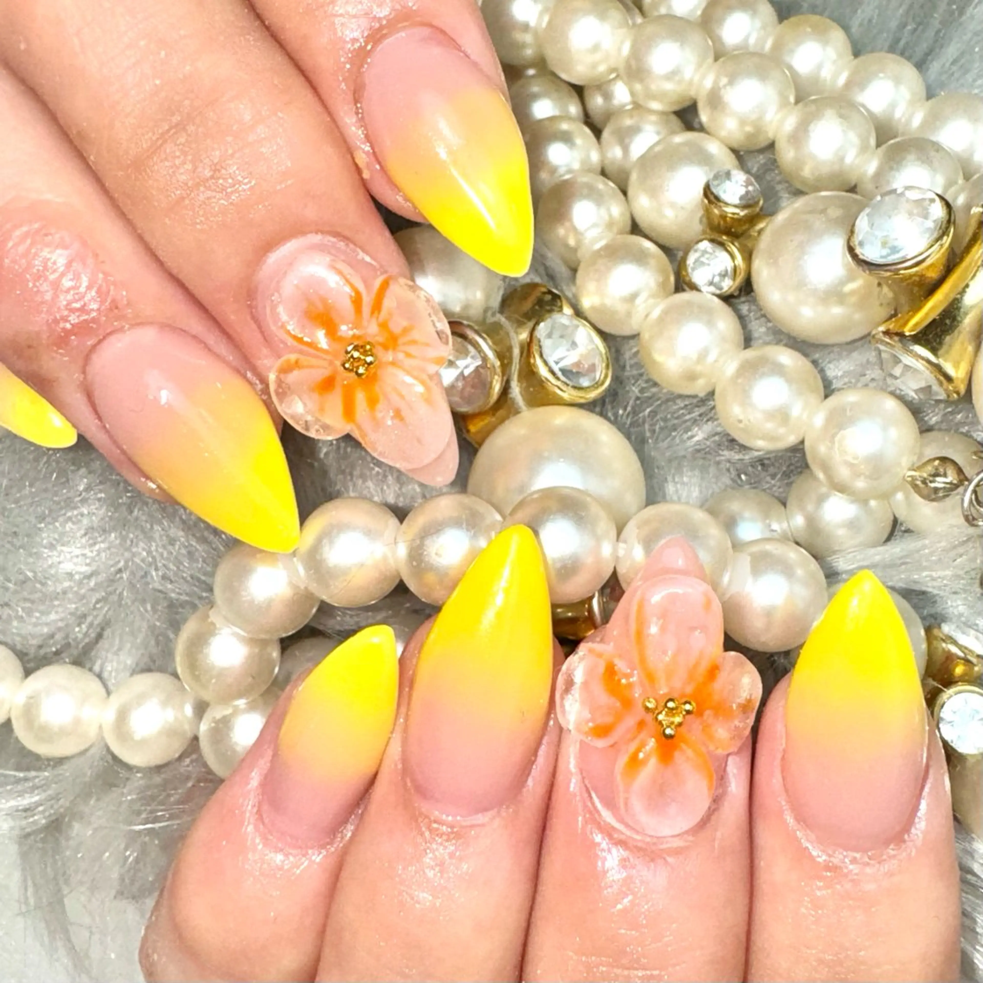 ネイル ハンドネイル Feel ‪‪☺︎‬Yuriaのネイルデザイン