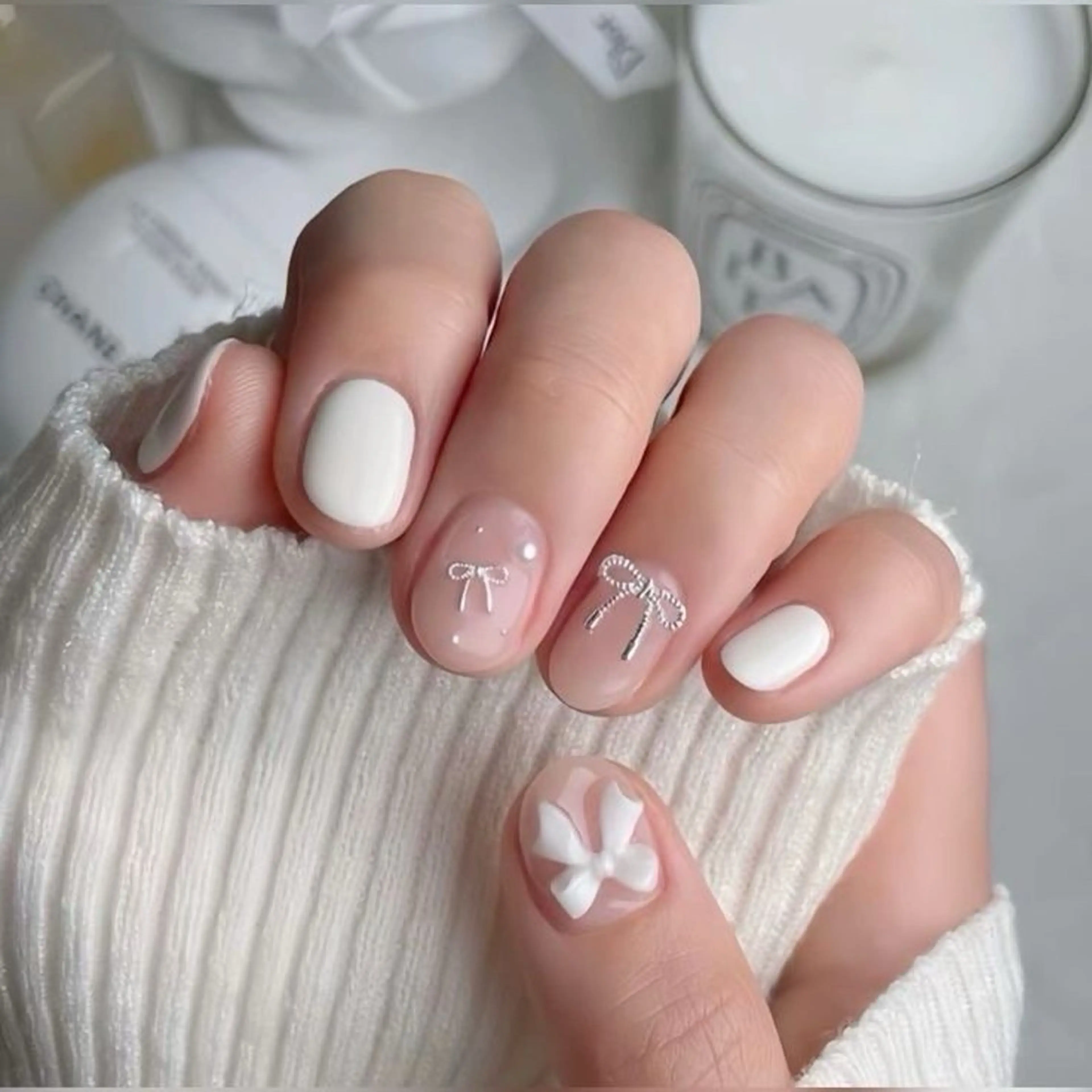 ネイル アートネイル チークネイル 氷ネイル・うるうるネイル 韓国ネイル マグネットネイル ハンドネイル NAILS168 新大久保店のネイルデザイン