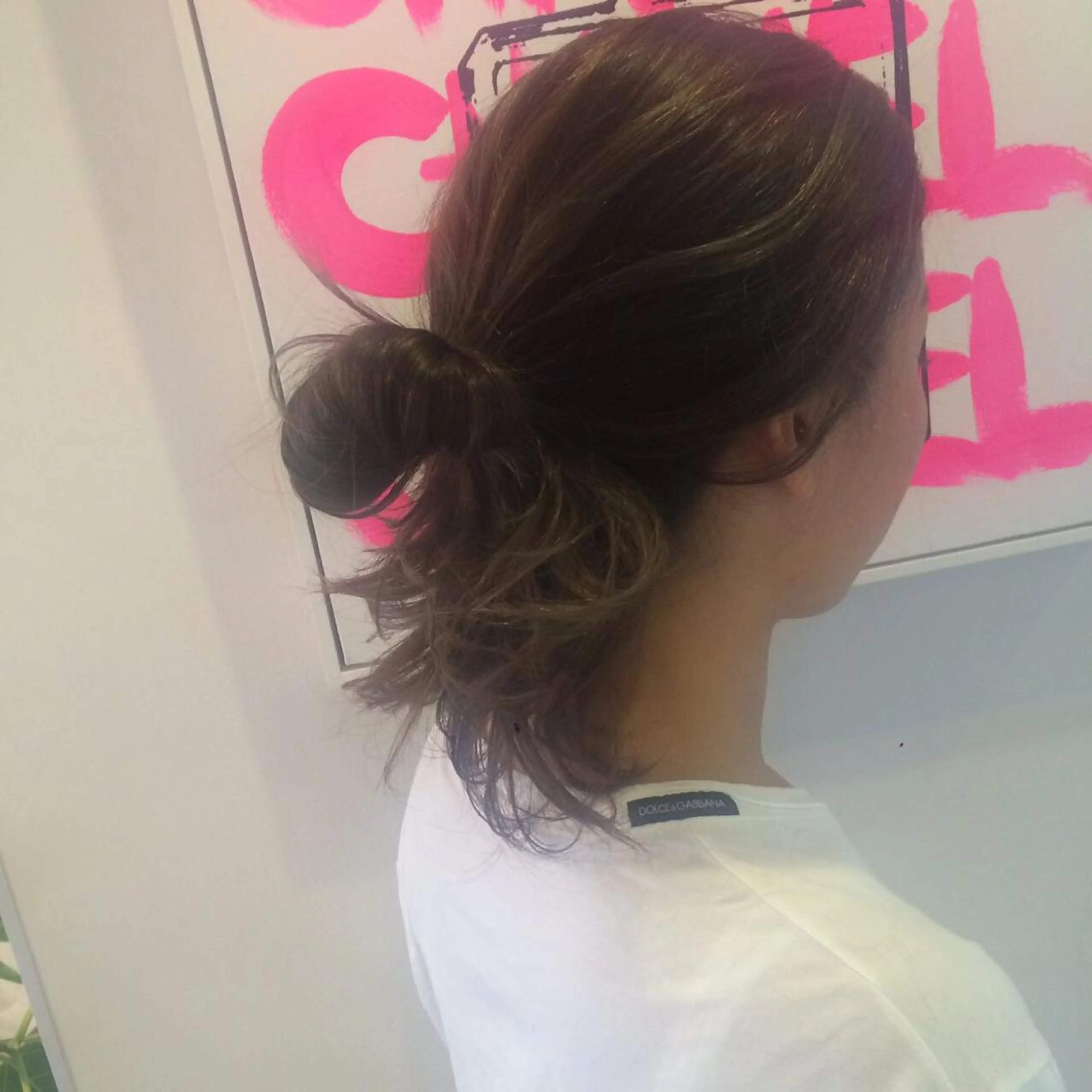 セミロング カラー ヘアアレンジ MIZUHO / ダブルカラー髪質改善のヘアスタイル