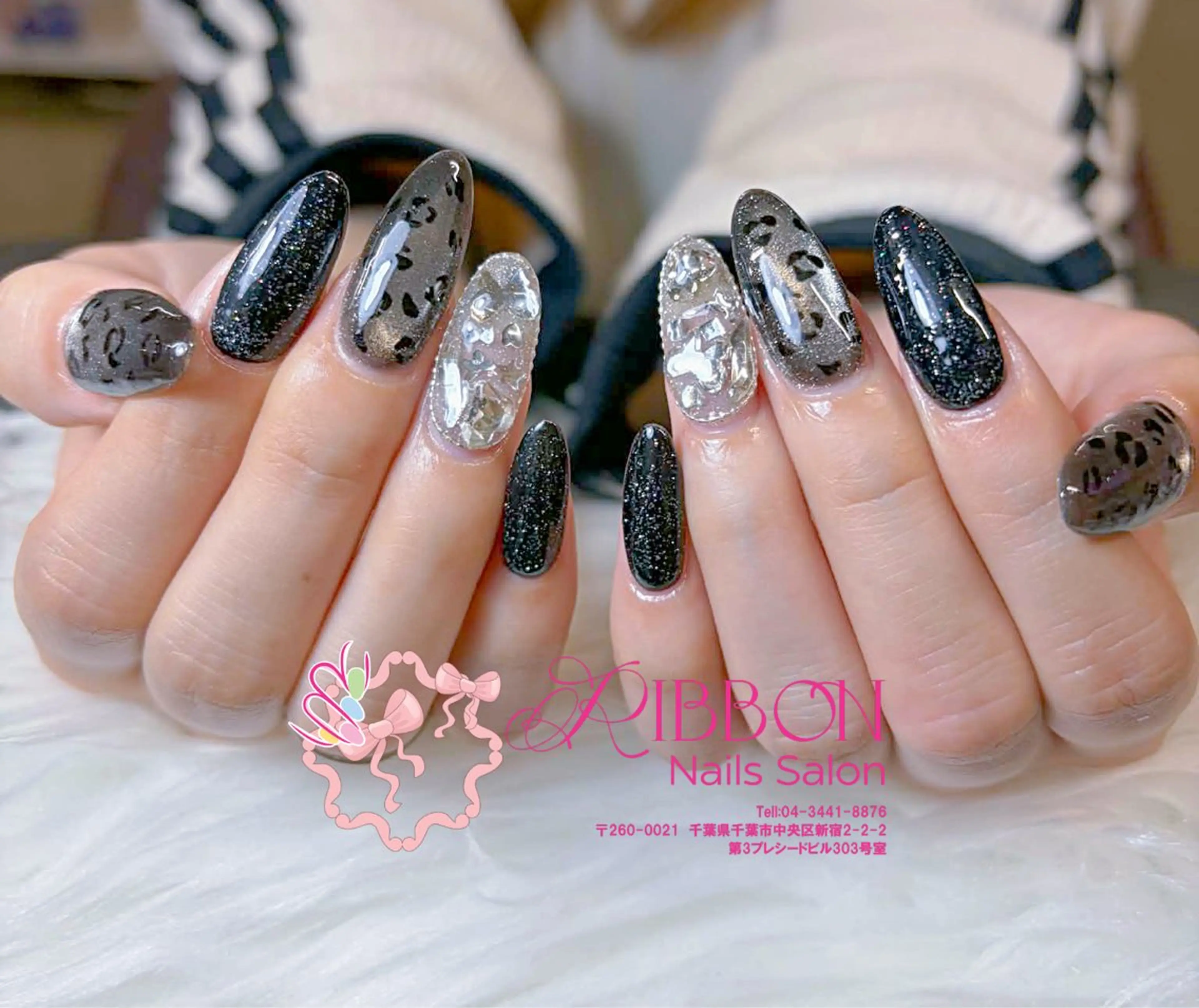 ネイル フレンチネイル ジェルネイル マグネットネイル 持ち込み ニュアンスネイル ハンドネイル Ribbonnail salonのネイルデザイン