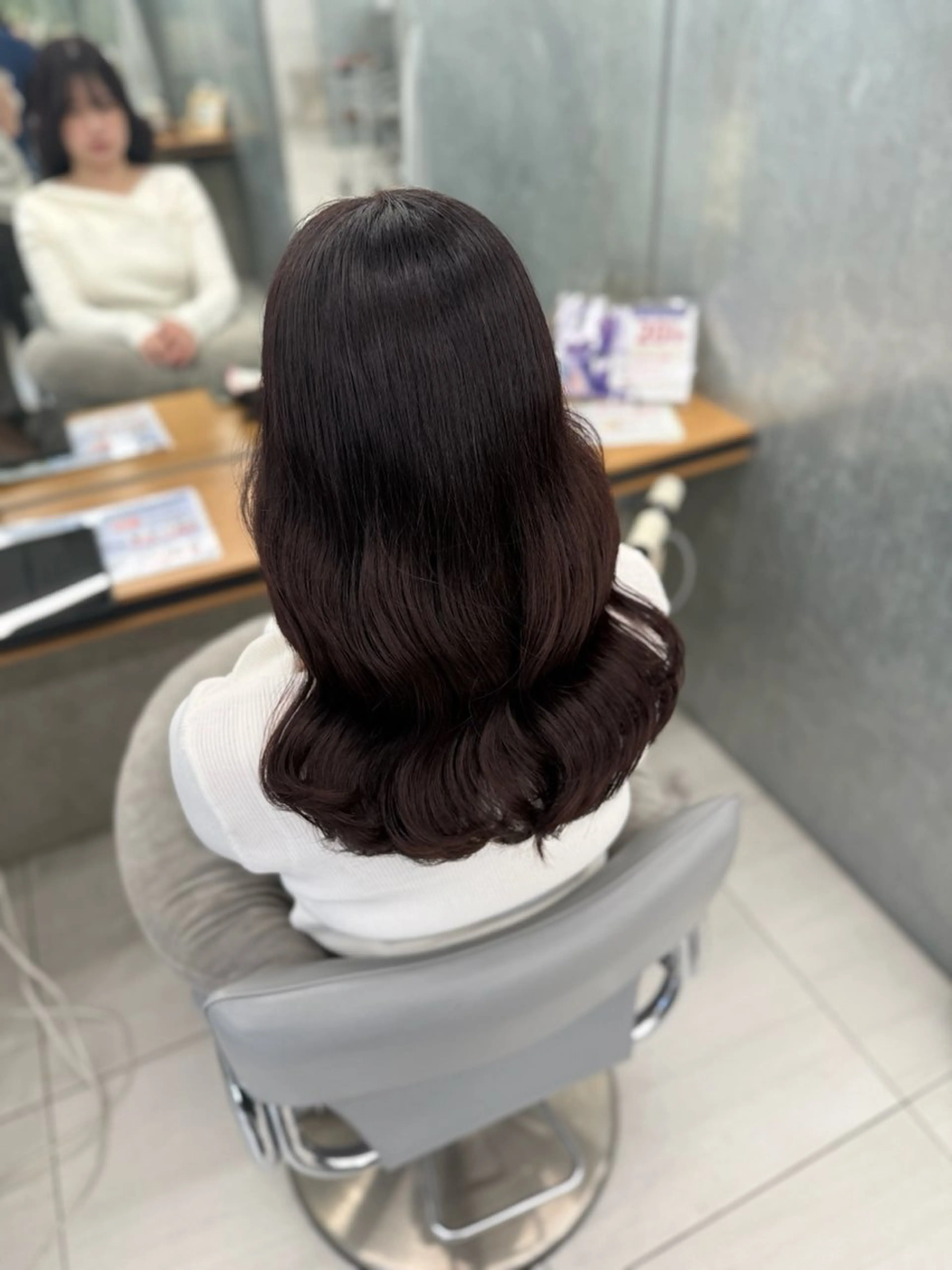 ロング カット 神谷 巧実のヘアスタイル