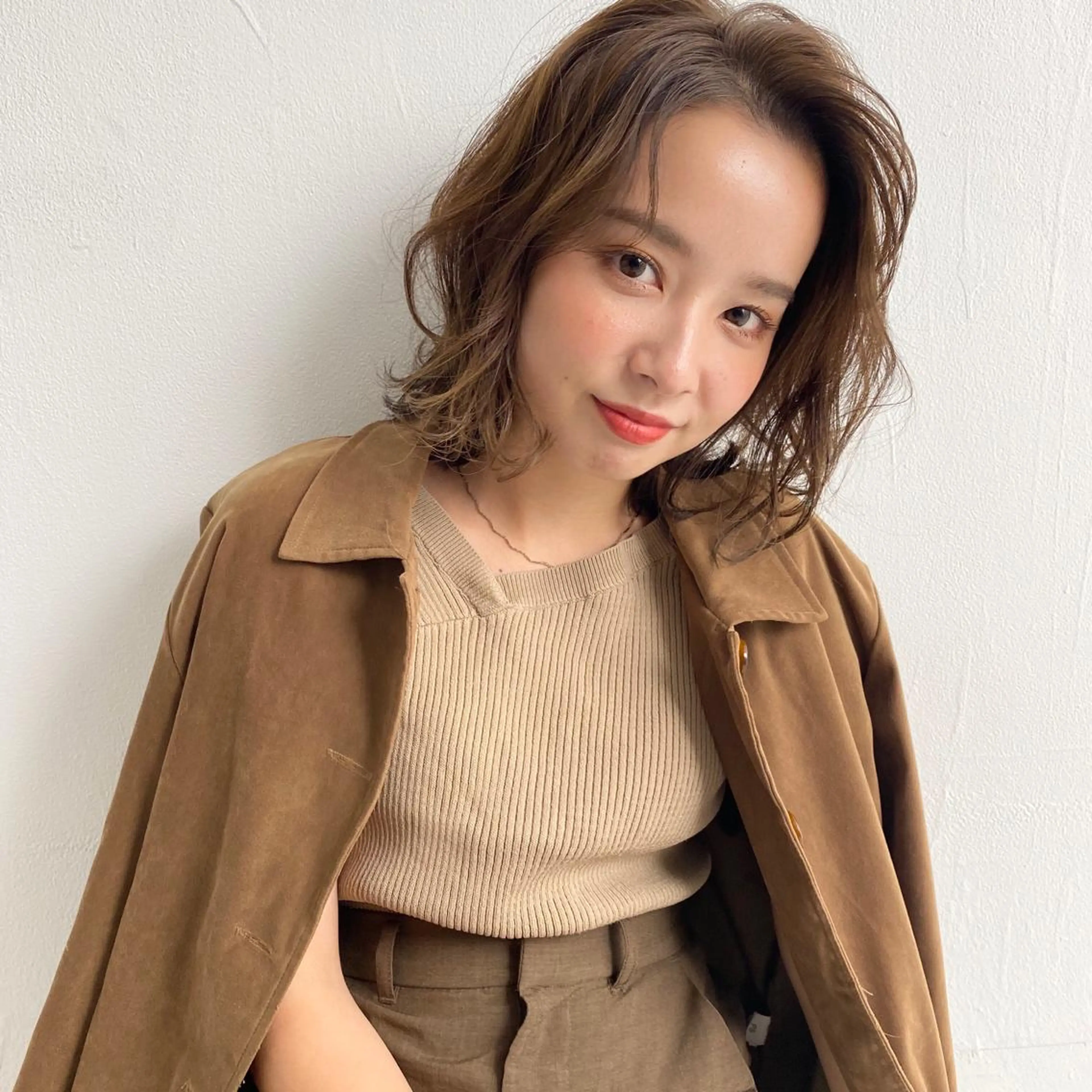 ミディアム 💎【髪質改善/縮毛 矯正/田上貫太】💎のヘアスタイル