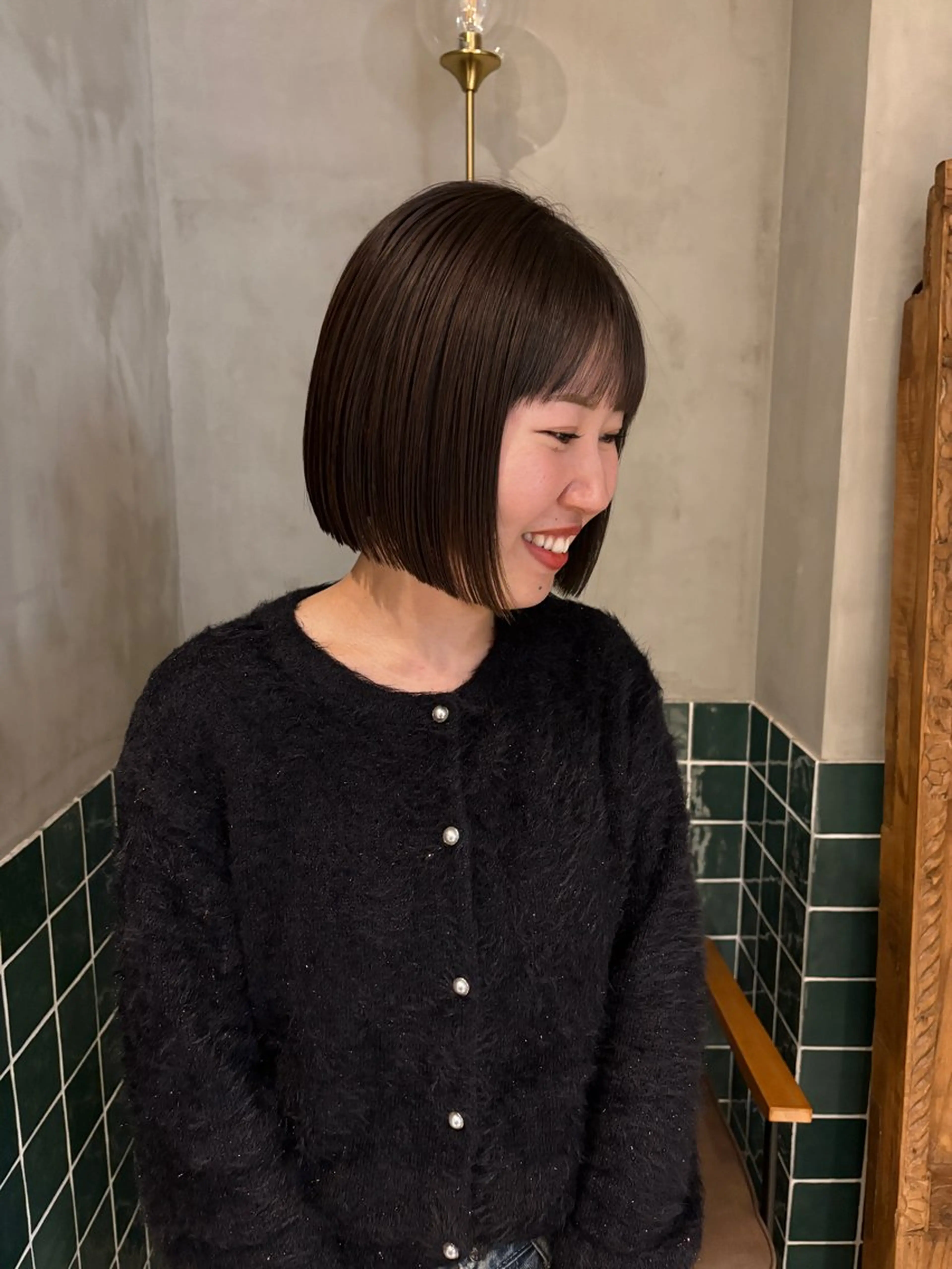 ショート ボブ カット ヘアカラー sai by SHIKI所属・sai 青山 史親のヘアスタイル