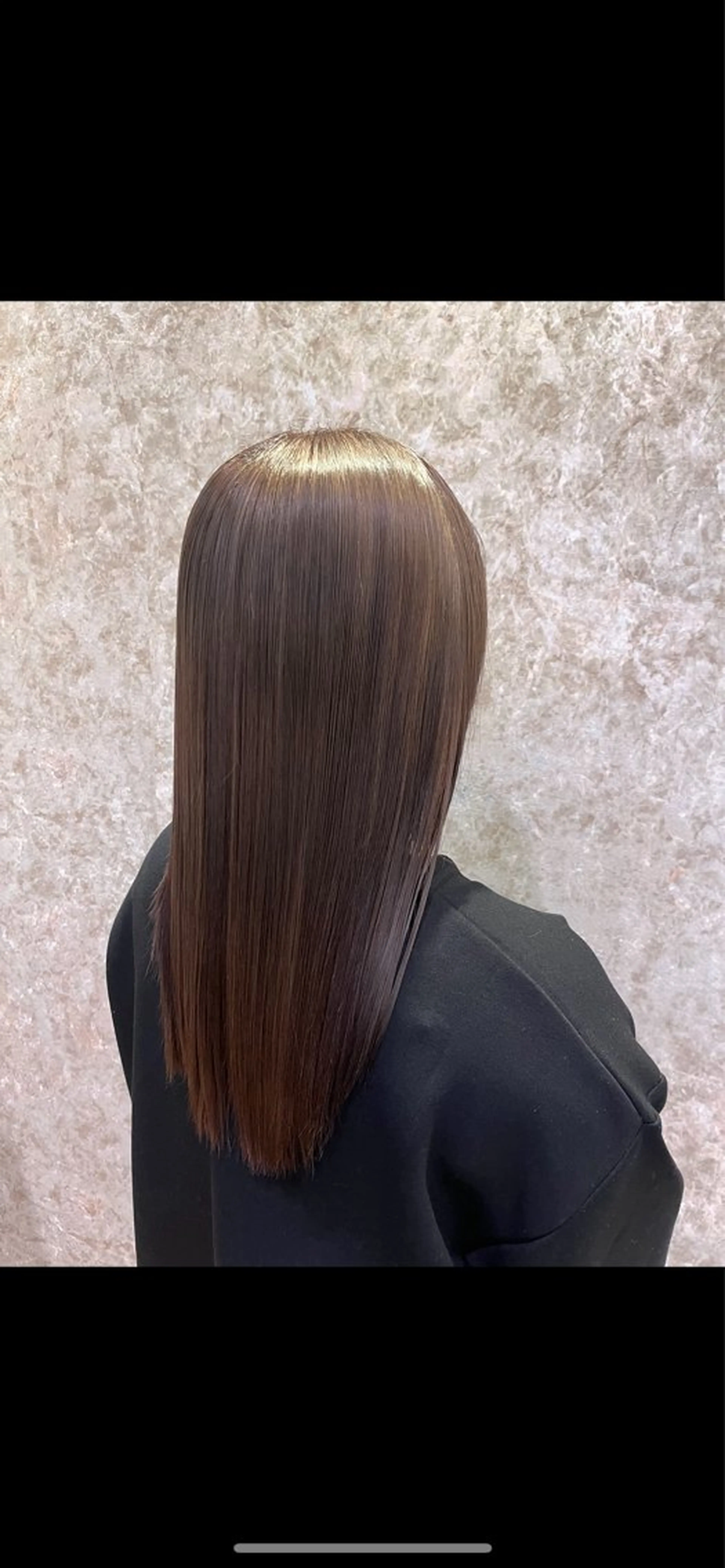 セミロング ひらち まいののヘアスタイル