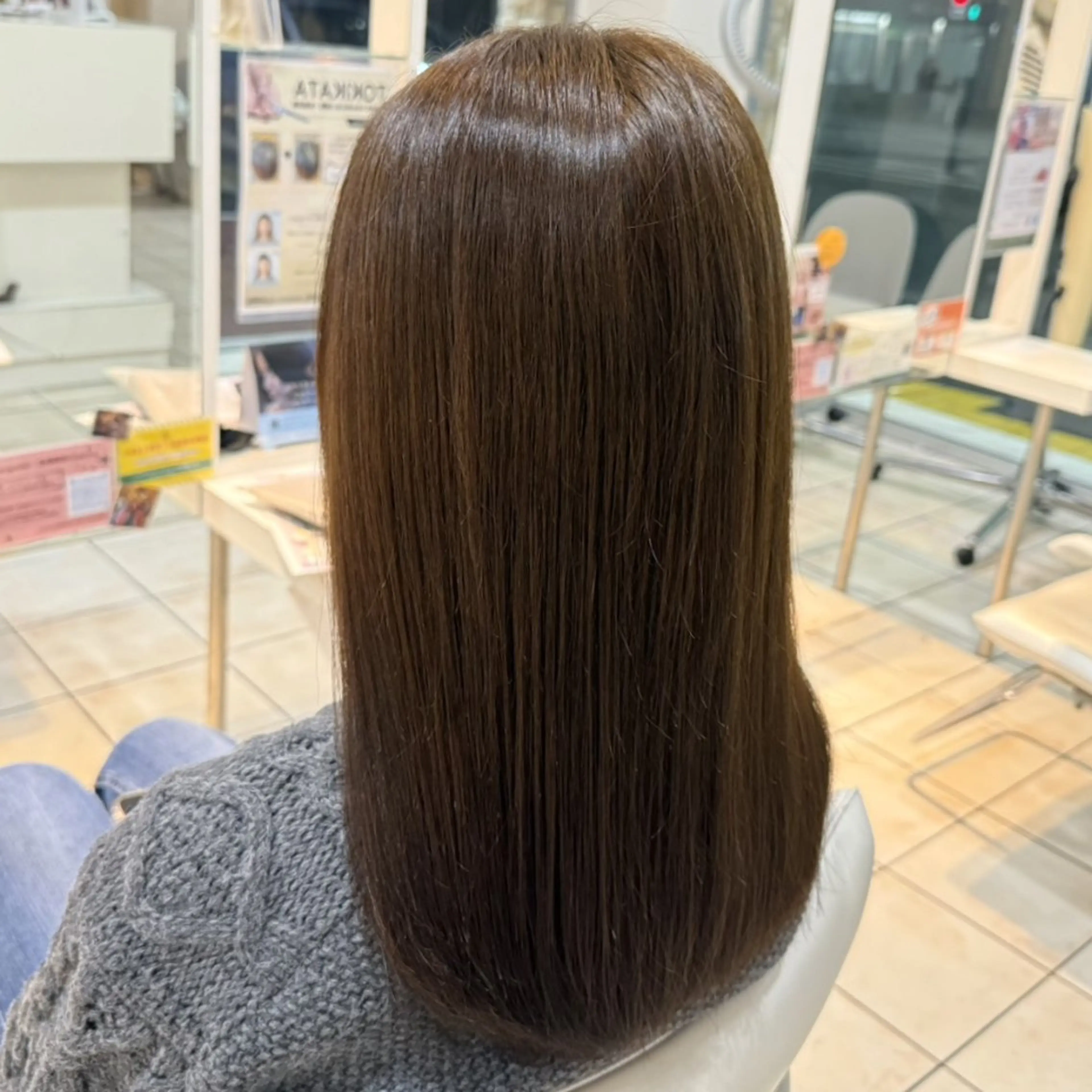 ロング ヘアカラー 透明感カラー×美眉 🎀みゆう🎀のヘアスタイル