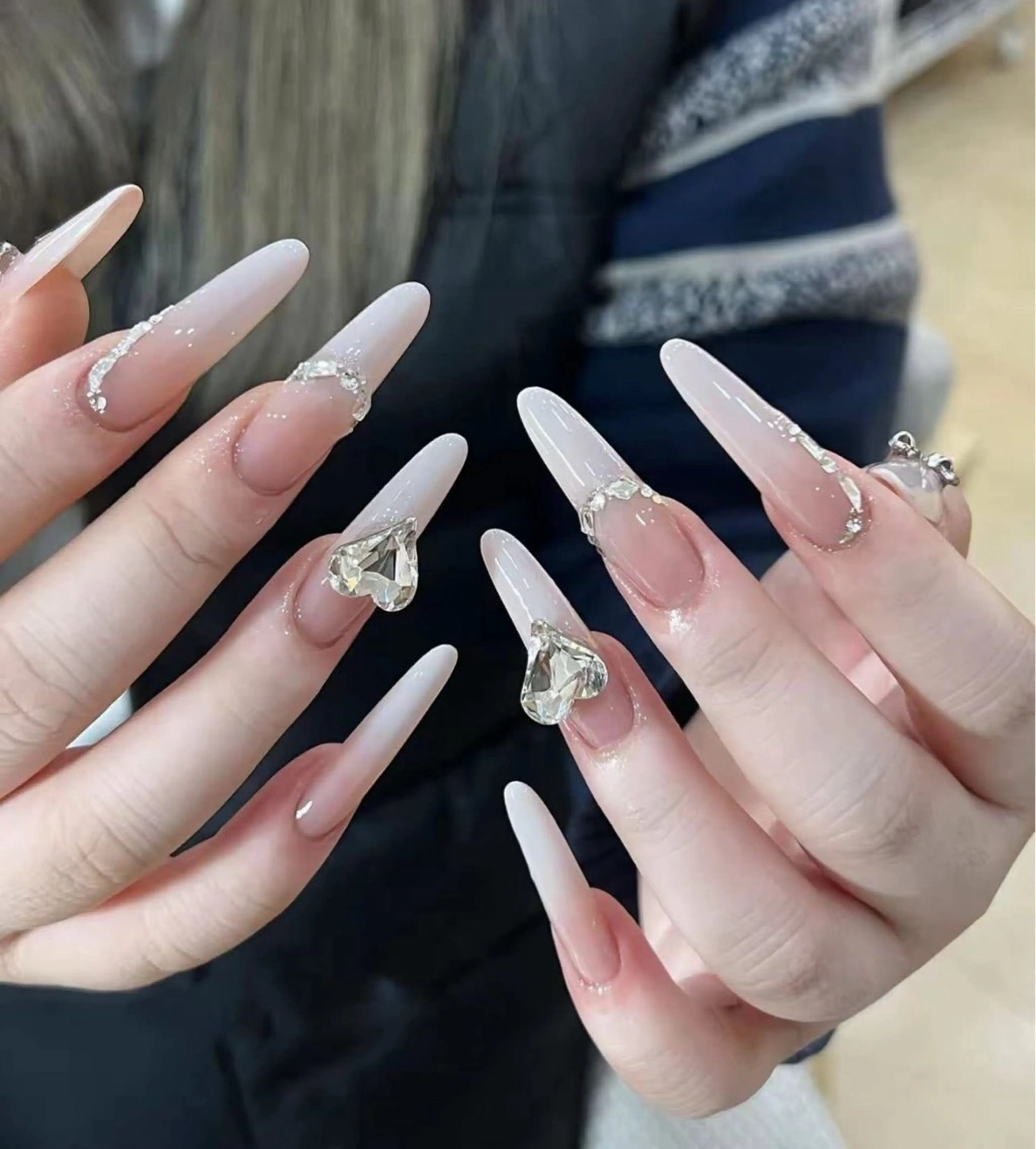 ネイル チークネイル フットネイル フレンチネイル グラデーション 韓国ネイル YUKI NAILのネイルデザイン