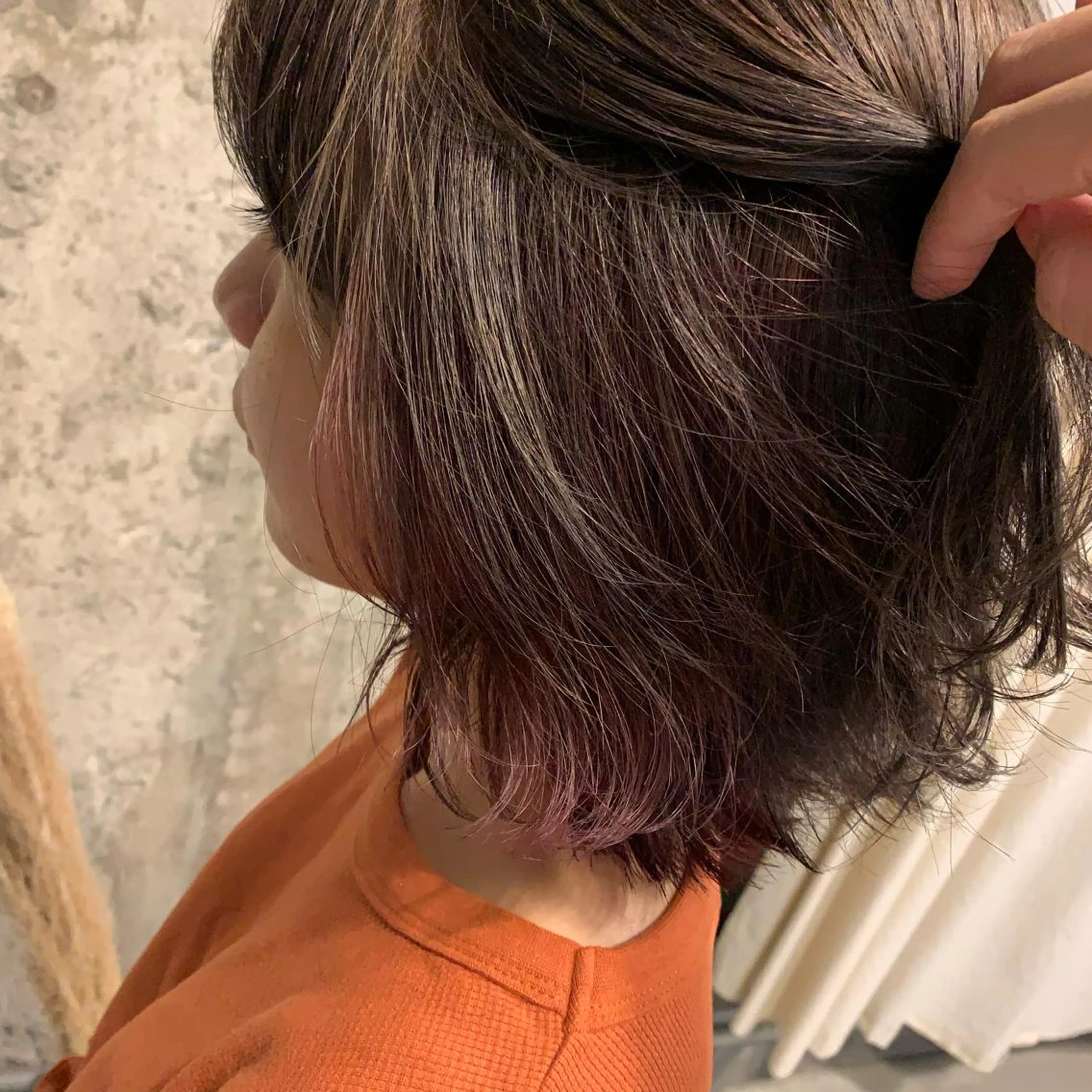 ミディアム 西山 紗耶香🪽 透明感カラー/ボブのヘアスタイル