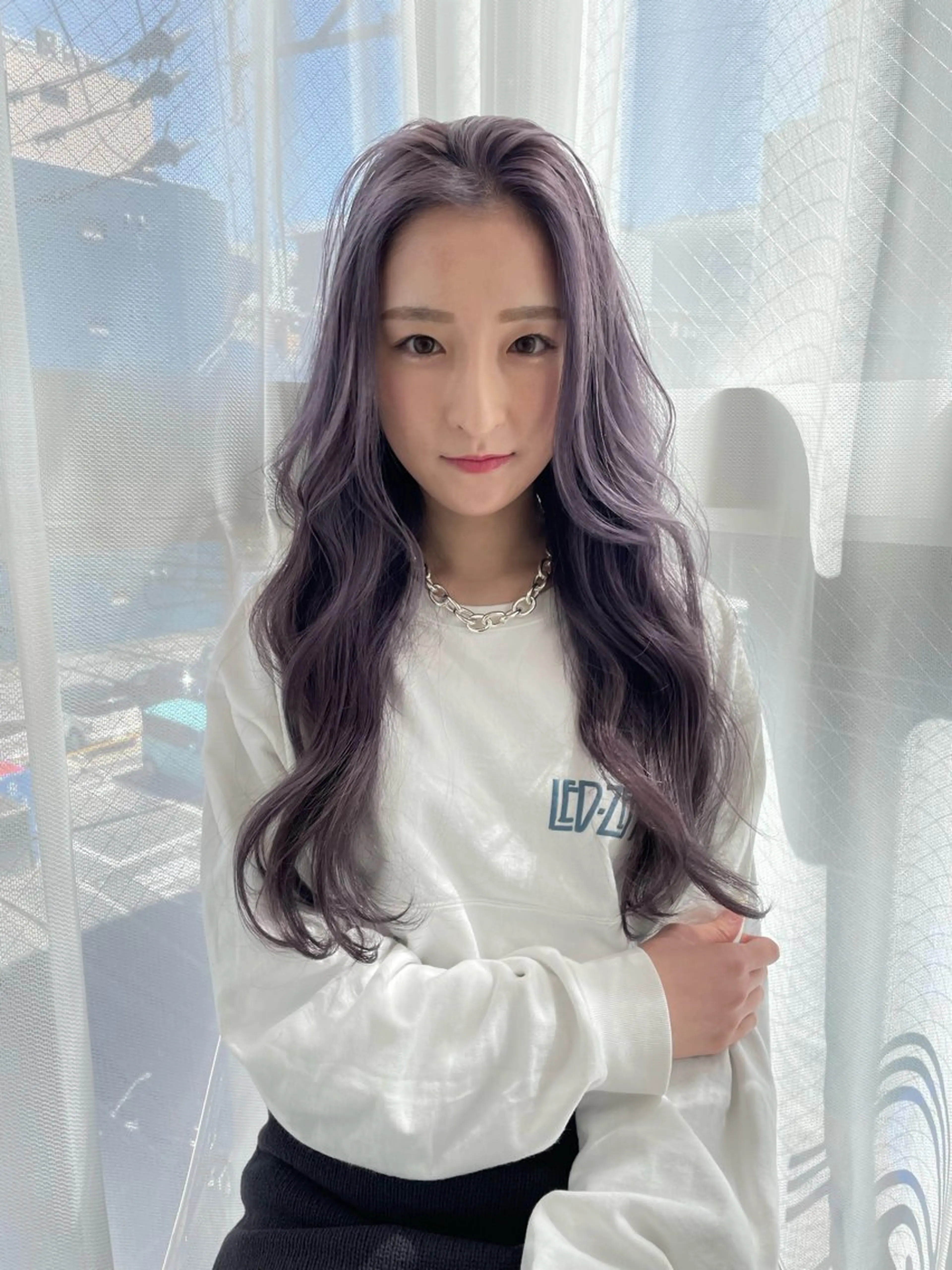 ロング カット ヘアカラー nessヤマサキ リュウタのヘアスタイル