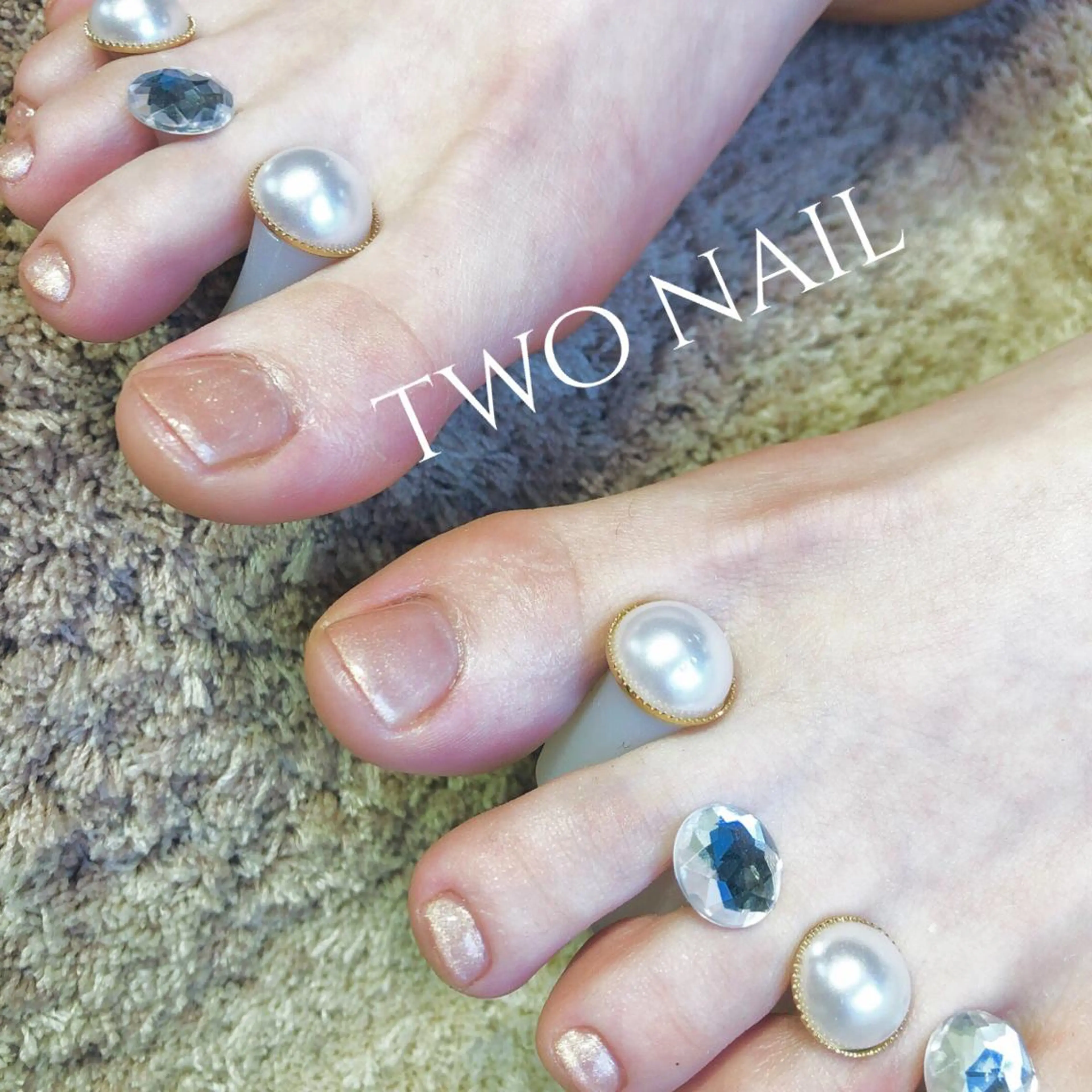 ネイル フットネイル ワンカラーネイル two nailのネイルデザイン