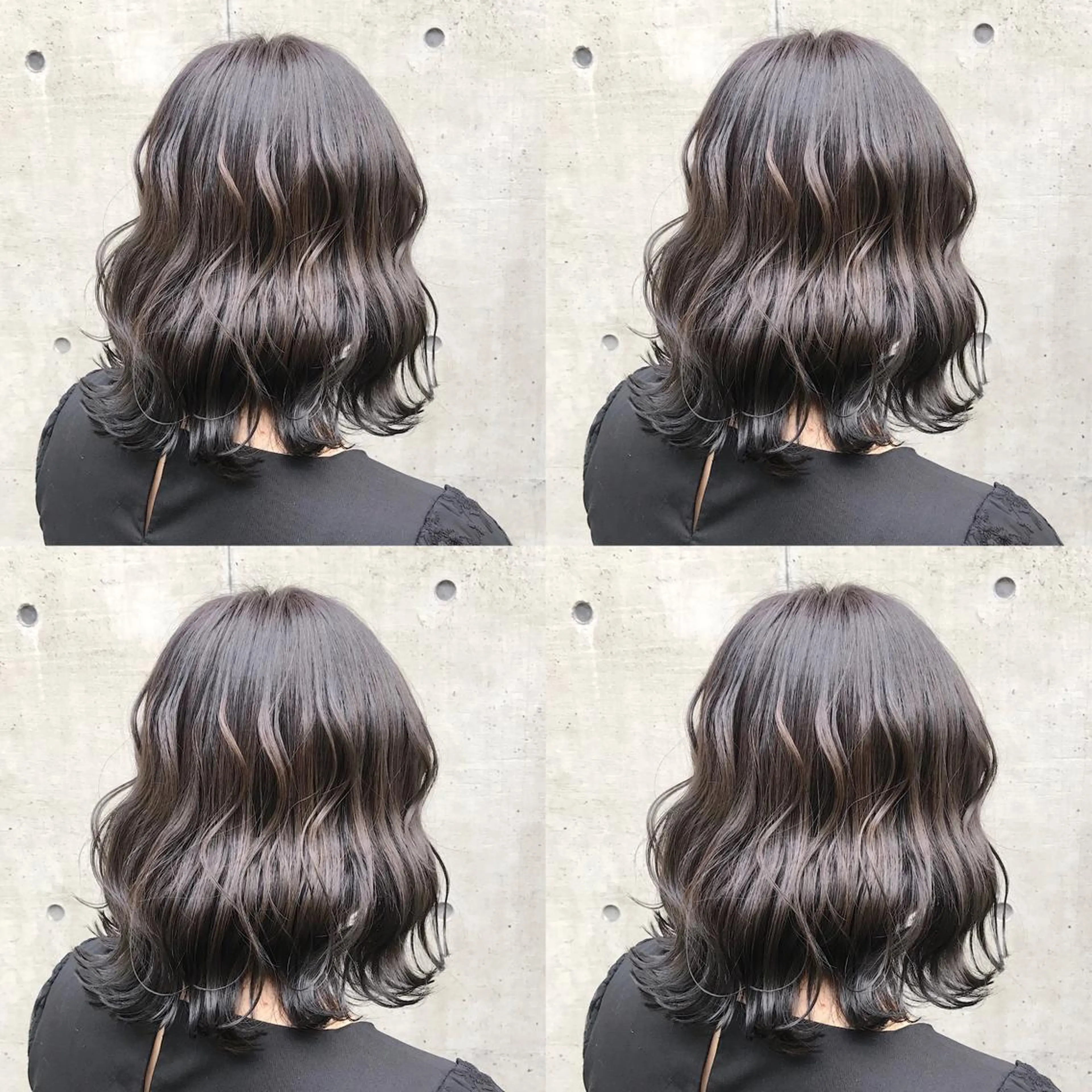 ミディアム カラー ヘアアレンジ カット ヘアカラー トリートメント TAKUMAブリーチ /切りっぱなし🪽のヘアスタイル