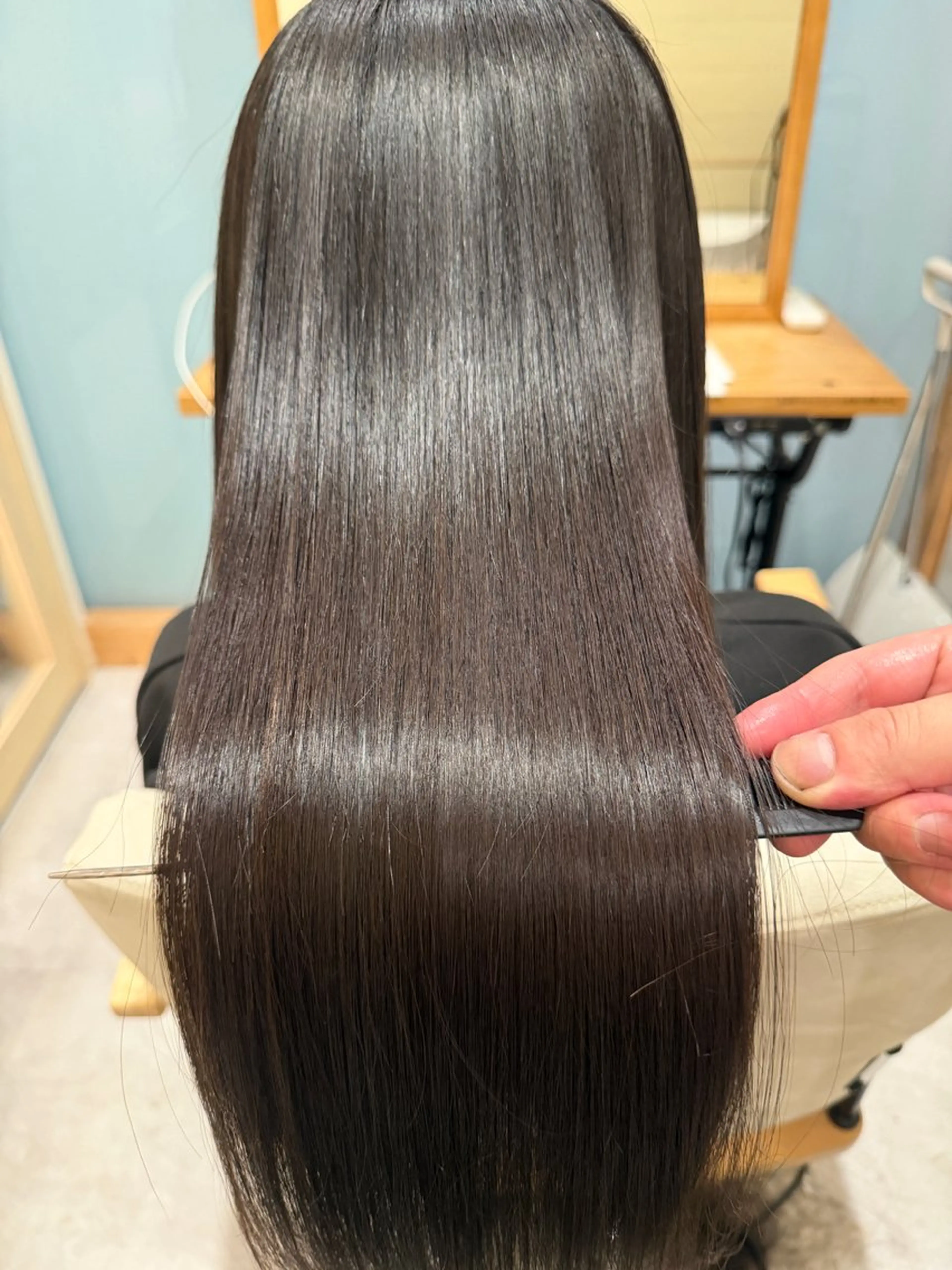 ロング カラー 髪質改善 艶髪🔵ﾌｾﾅｵﾔのヘアスタイル