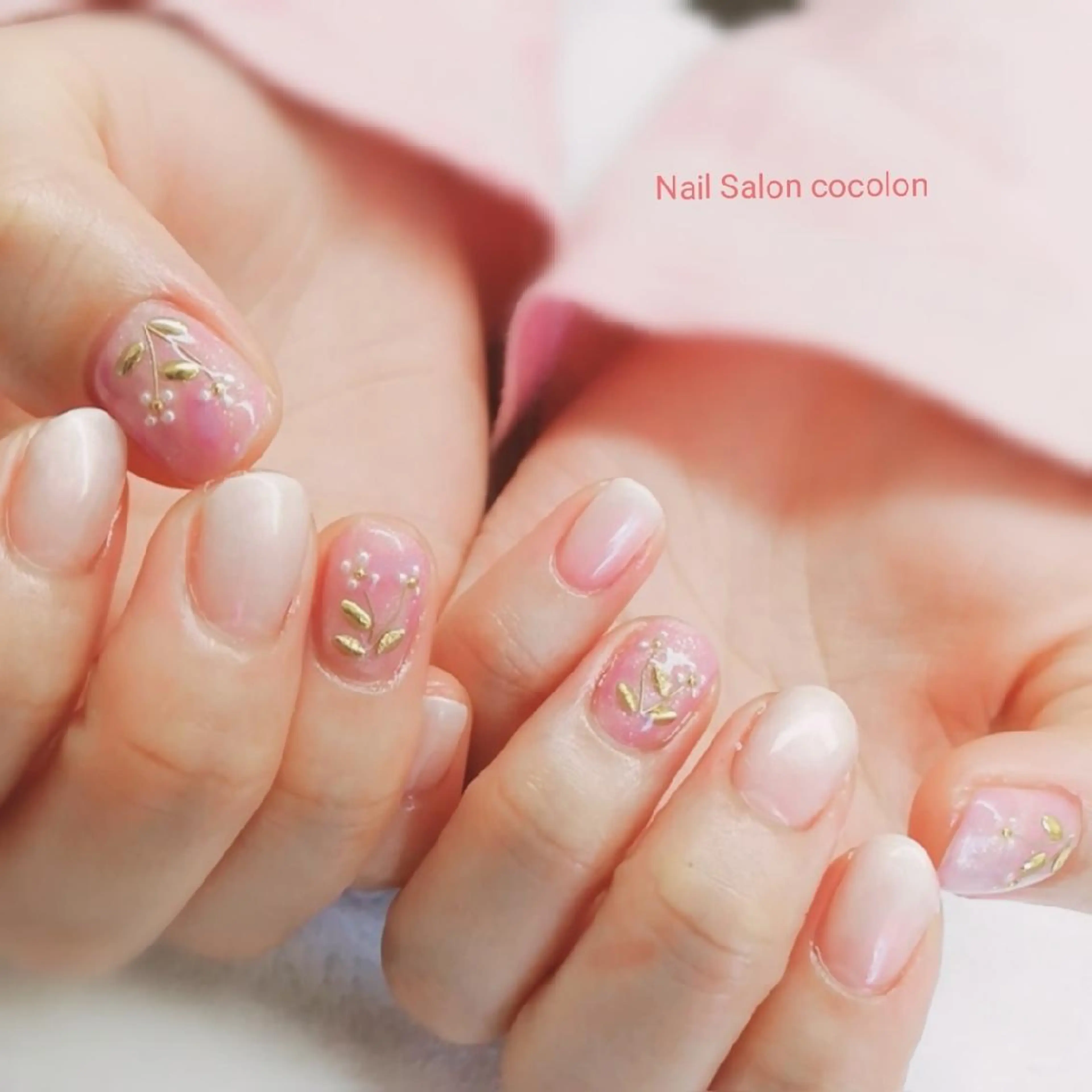 ネイル アートネイル グラデーション ハンドネイル 柴崎 美幸のネイルデザイン