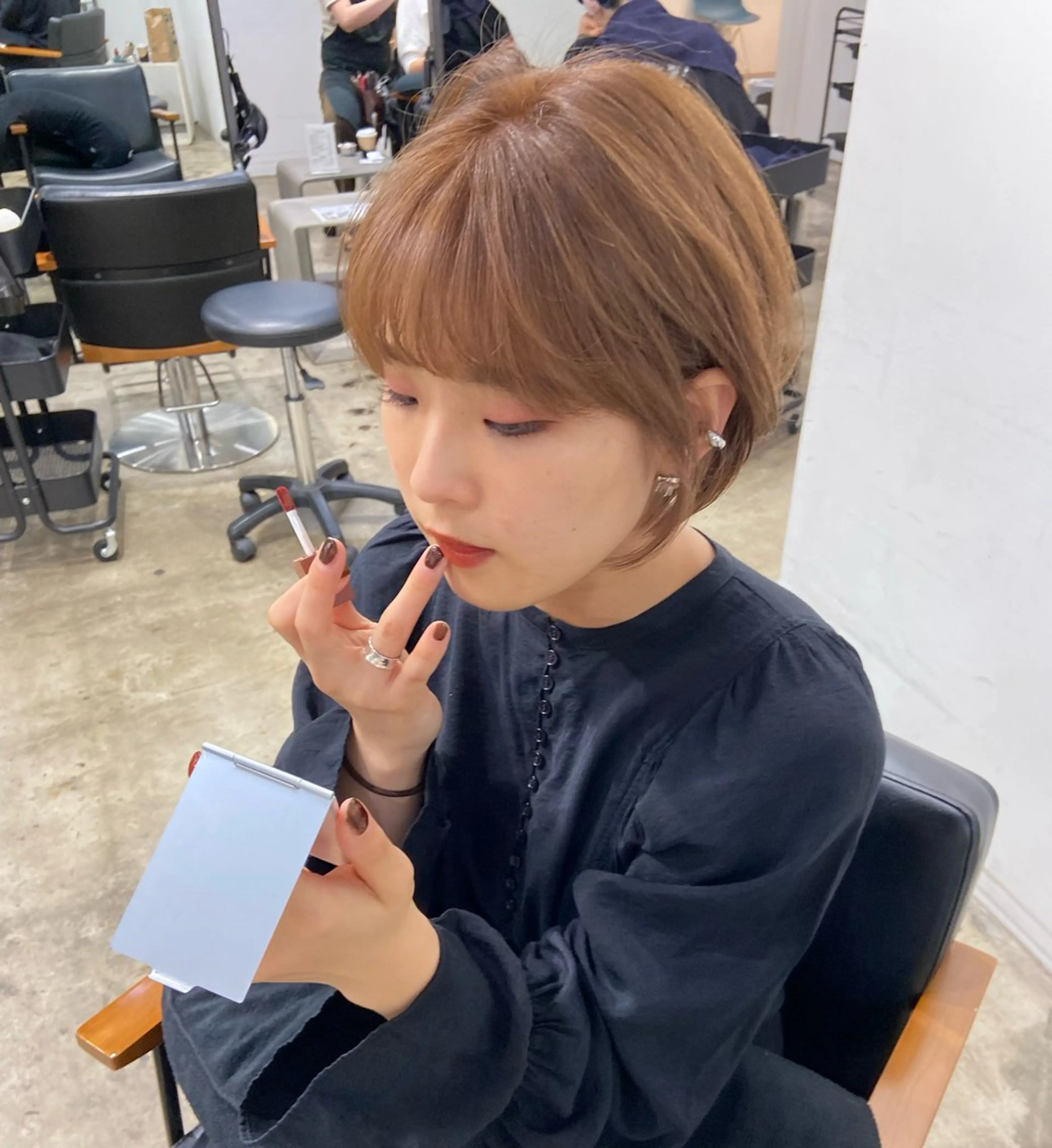 ショート カット ヘアカラー トリートメント 🪽似合わせカラー RENA.🪽🩶のヘアスタイル