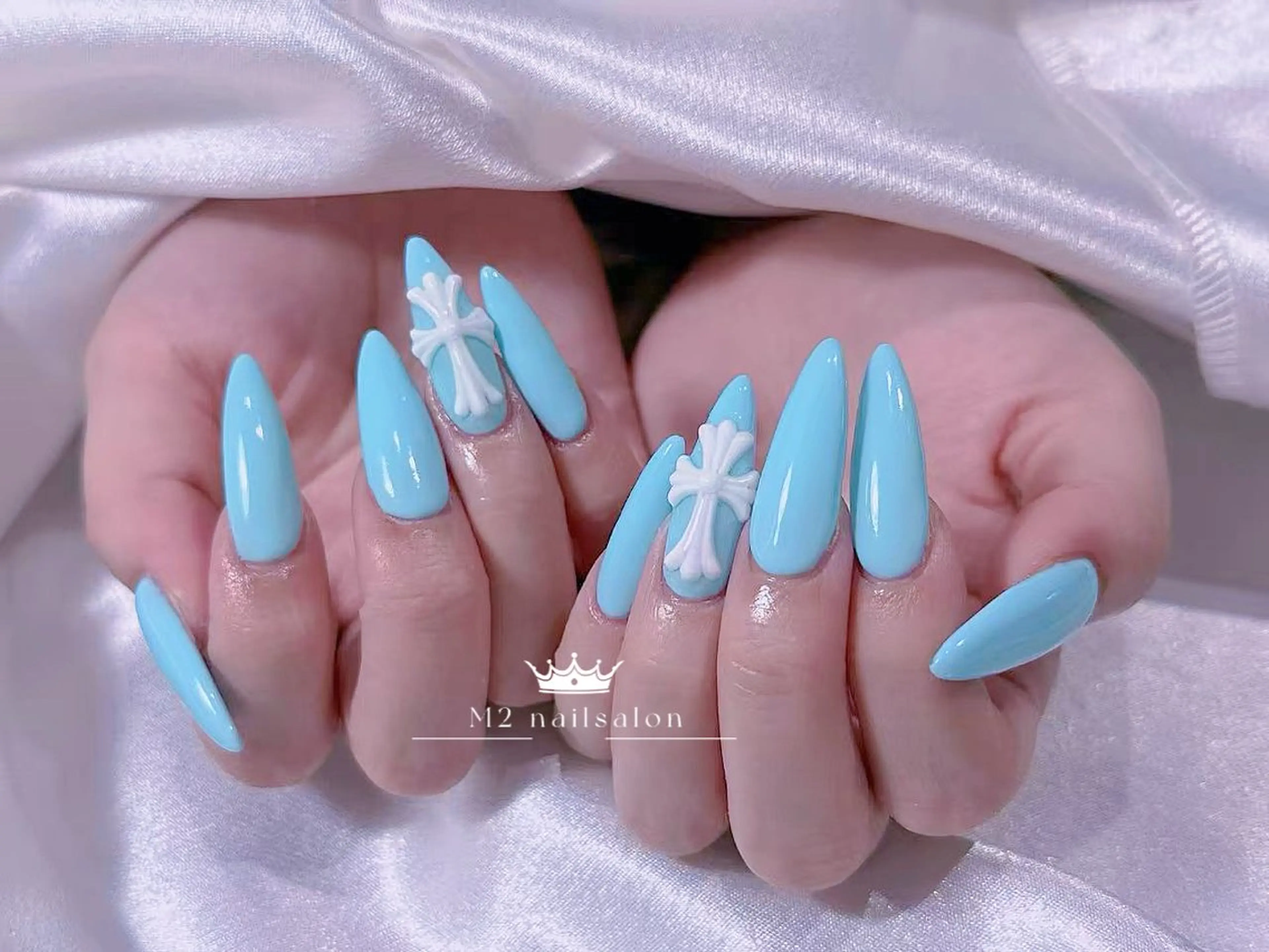 ネイル ハンドネイル 長さだし専門店 M2　rikaのネイルデザイン