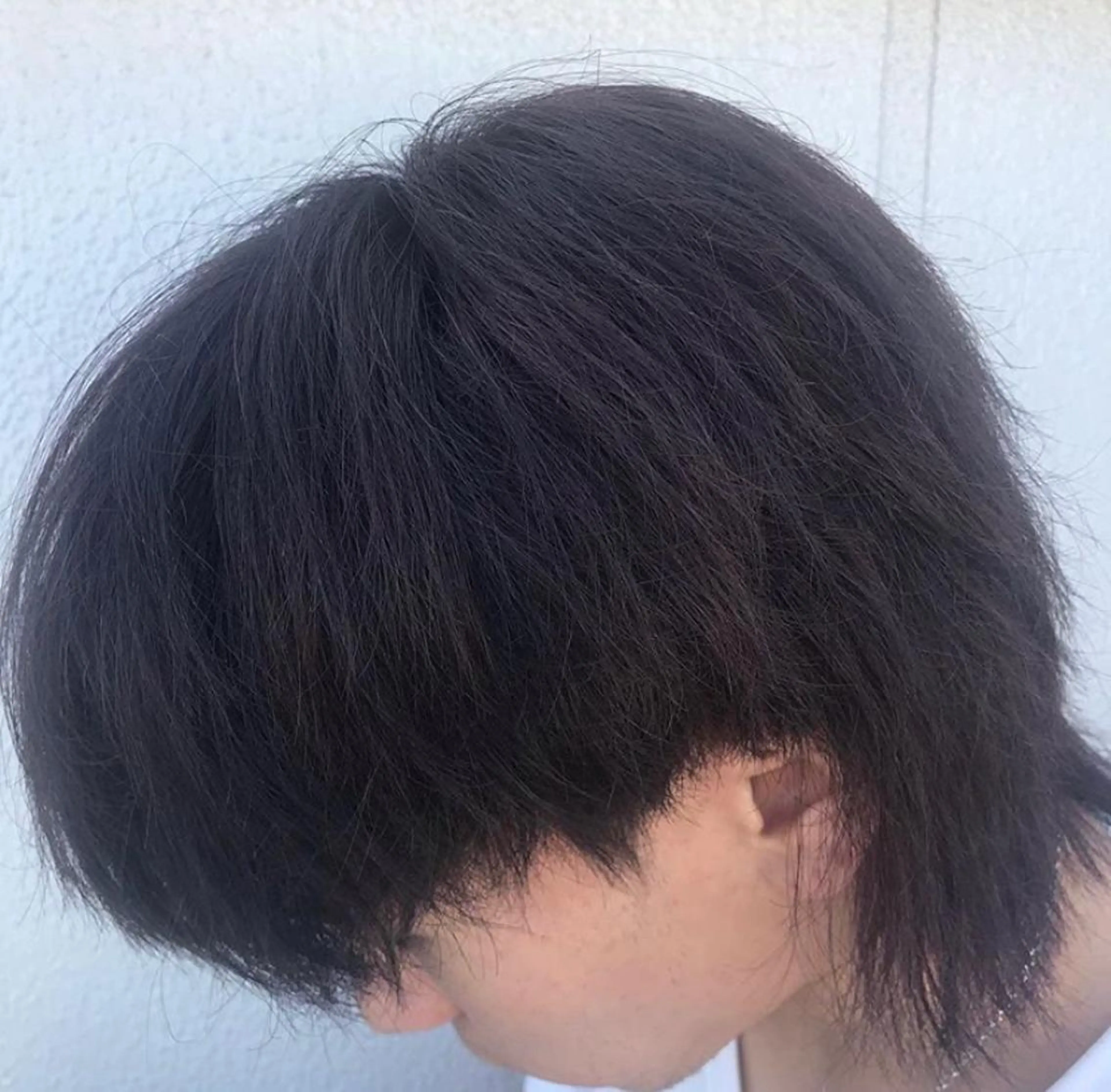 ショート カラー メンズ 黒髪 ラベンダーカラー 原一真/ 外国人ショートヘアのヘアスタイル