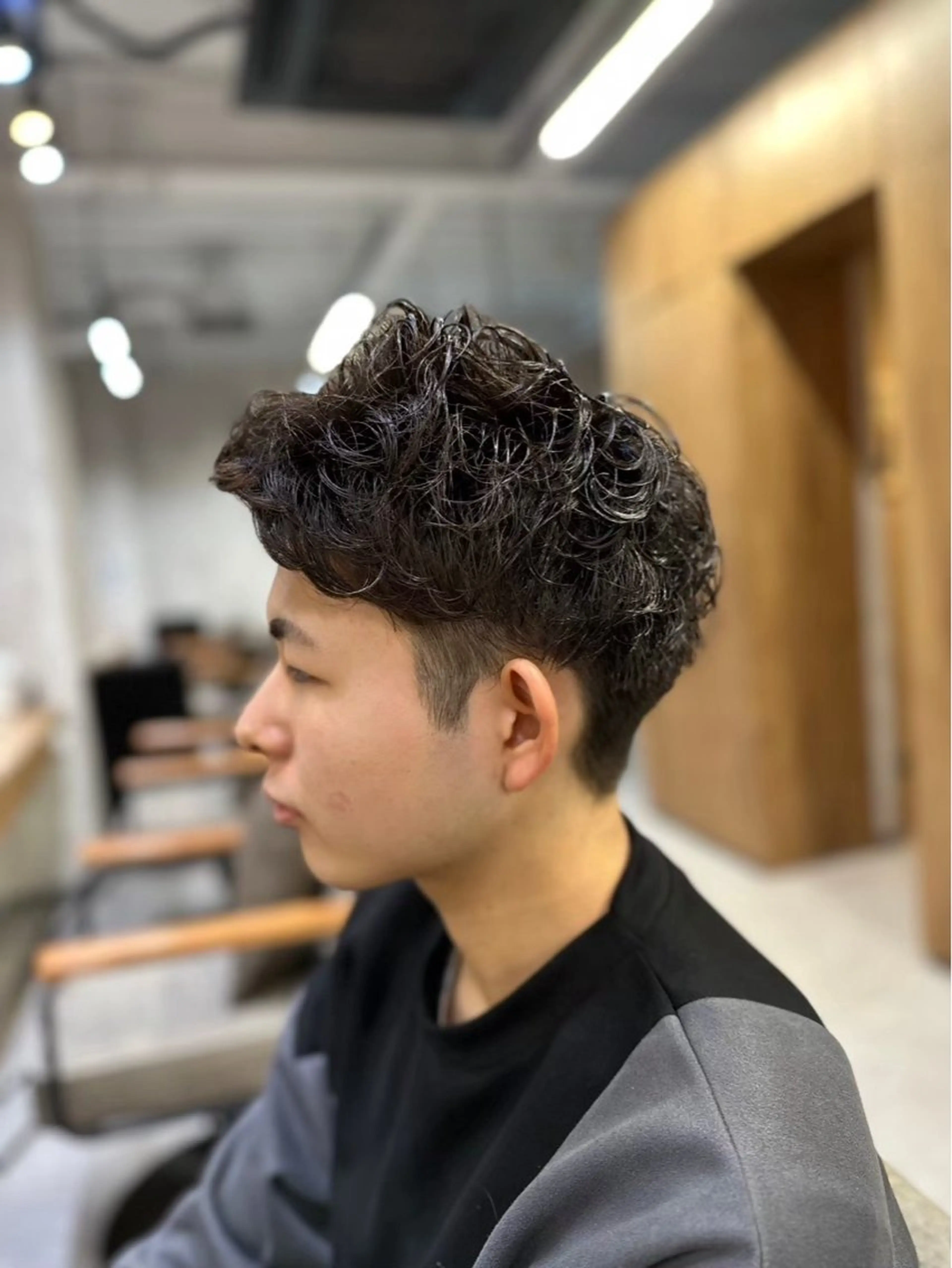 ショート パーマ メンズ カット パーマ 越谷/ショートボブ /大野洸太のヘアスタイル