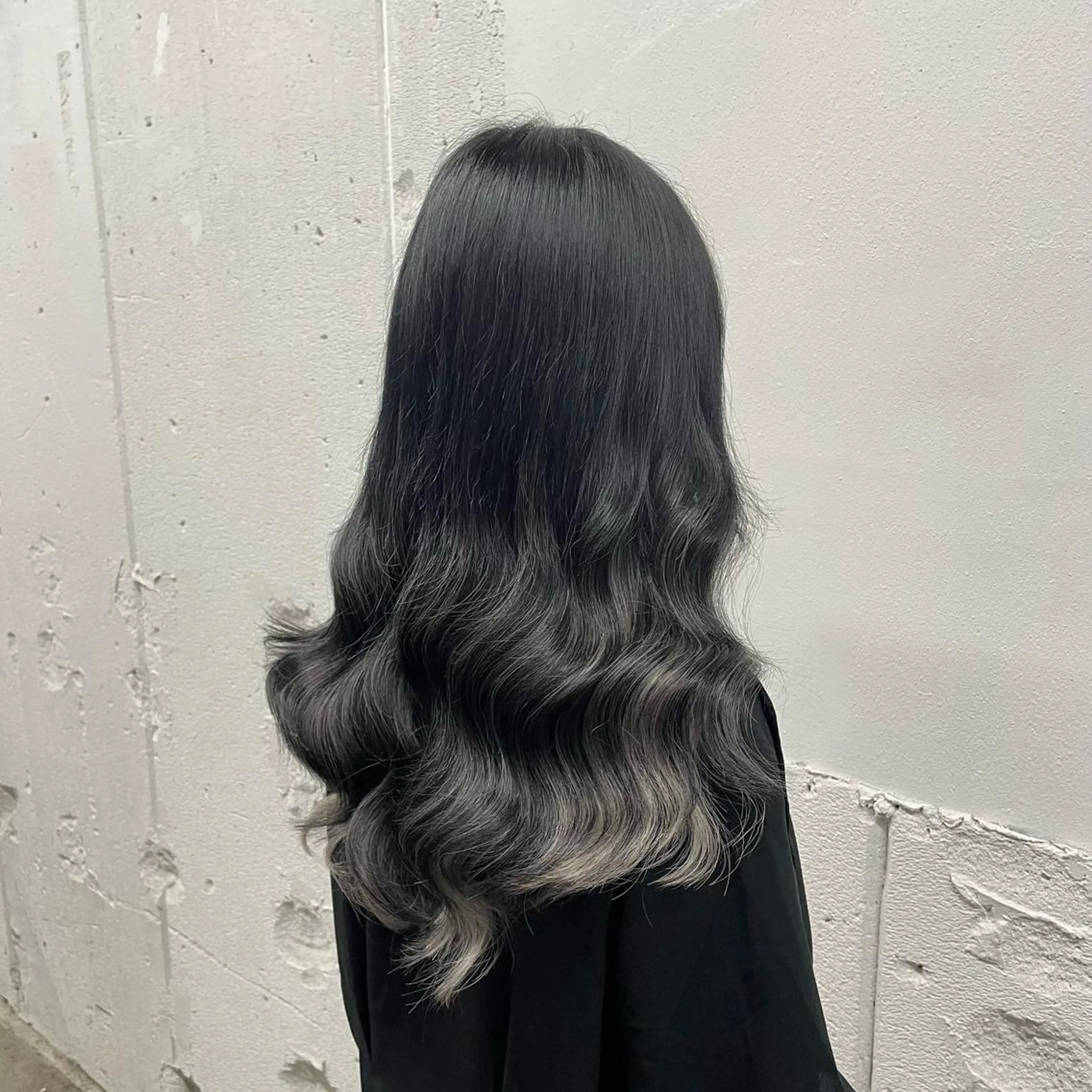 ロング カラー シールエクステ バレイヤージュ ミストバング ダブルカラー  フェイスフレーミング ヘアカラー エクステ 🧡艶髪ちゅるん髪 🫧🧡YUKI❄️のヘアスタイル