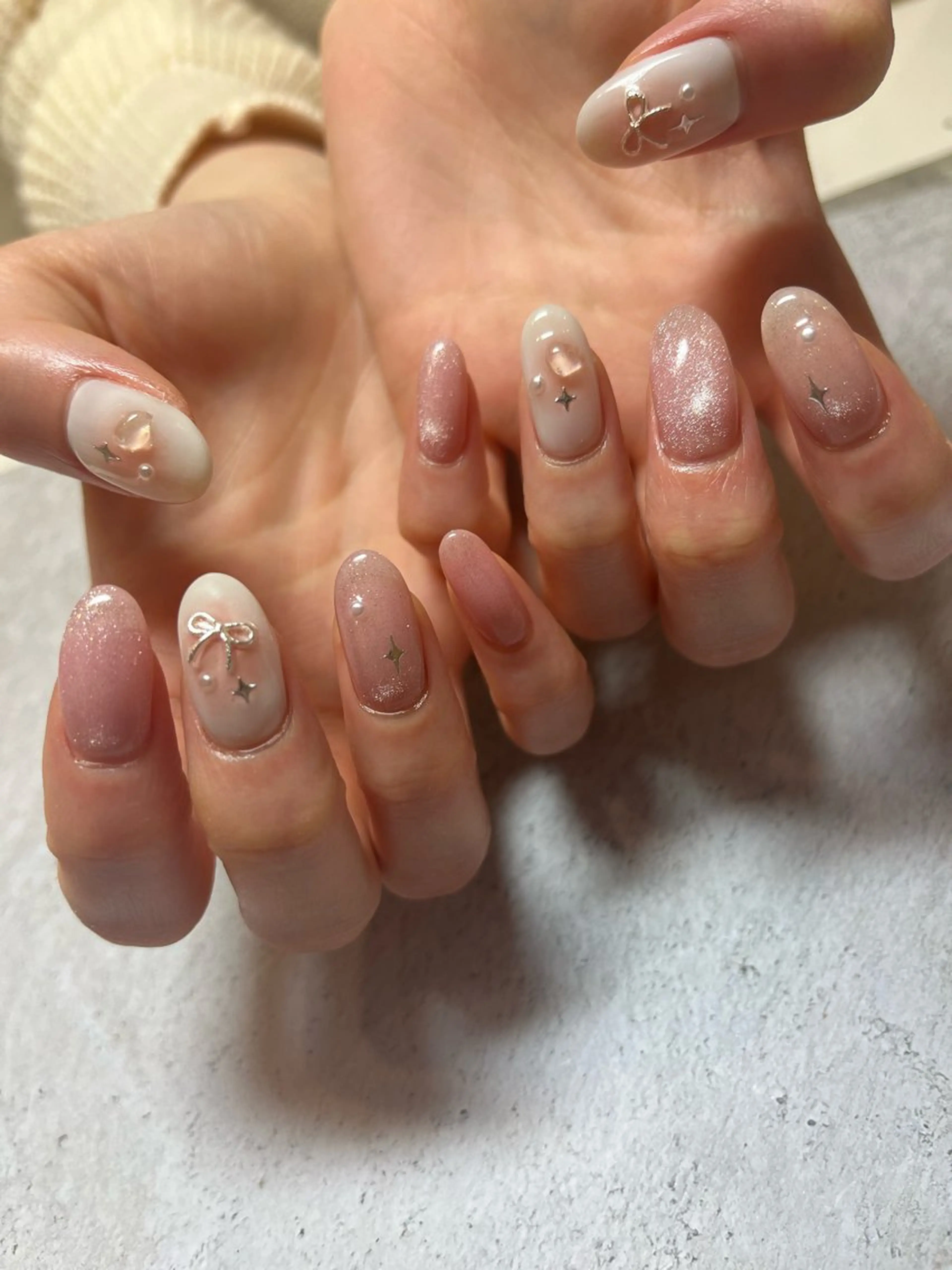 ネイル ハンドネイル 【LINON】 airiのネイルデザイン
