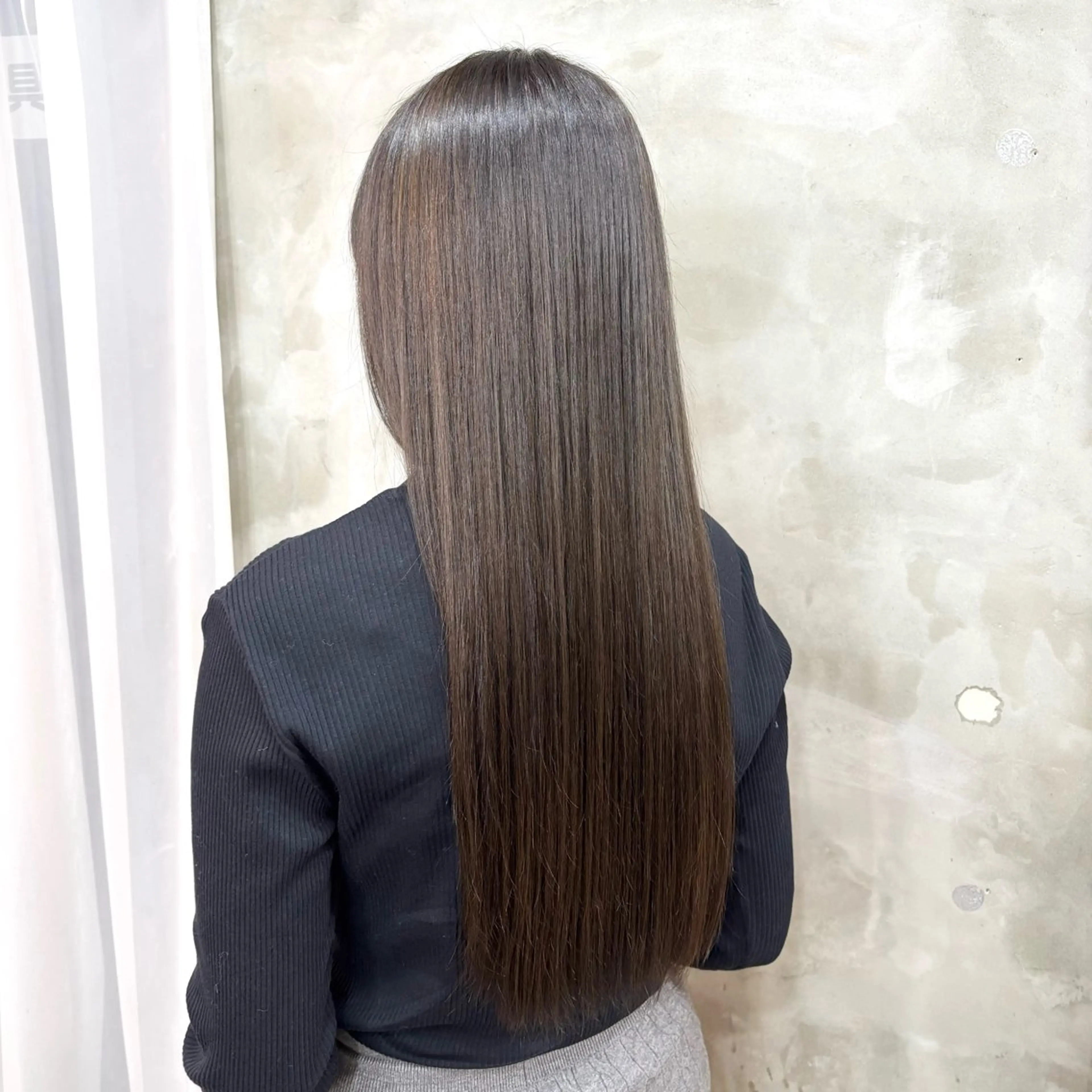 ロング ヘアカラー トリートメント 艶髪‎カラー🤍 RIKAのヘアスタイル