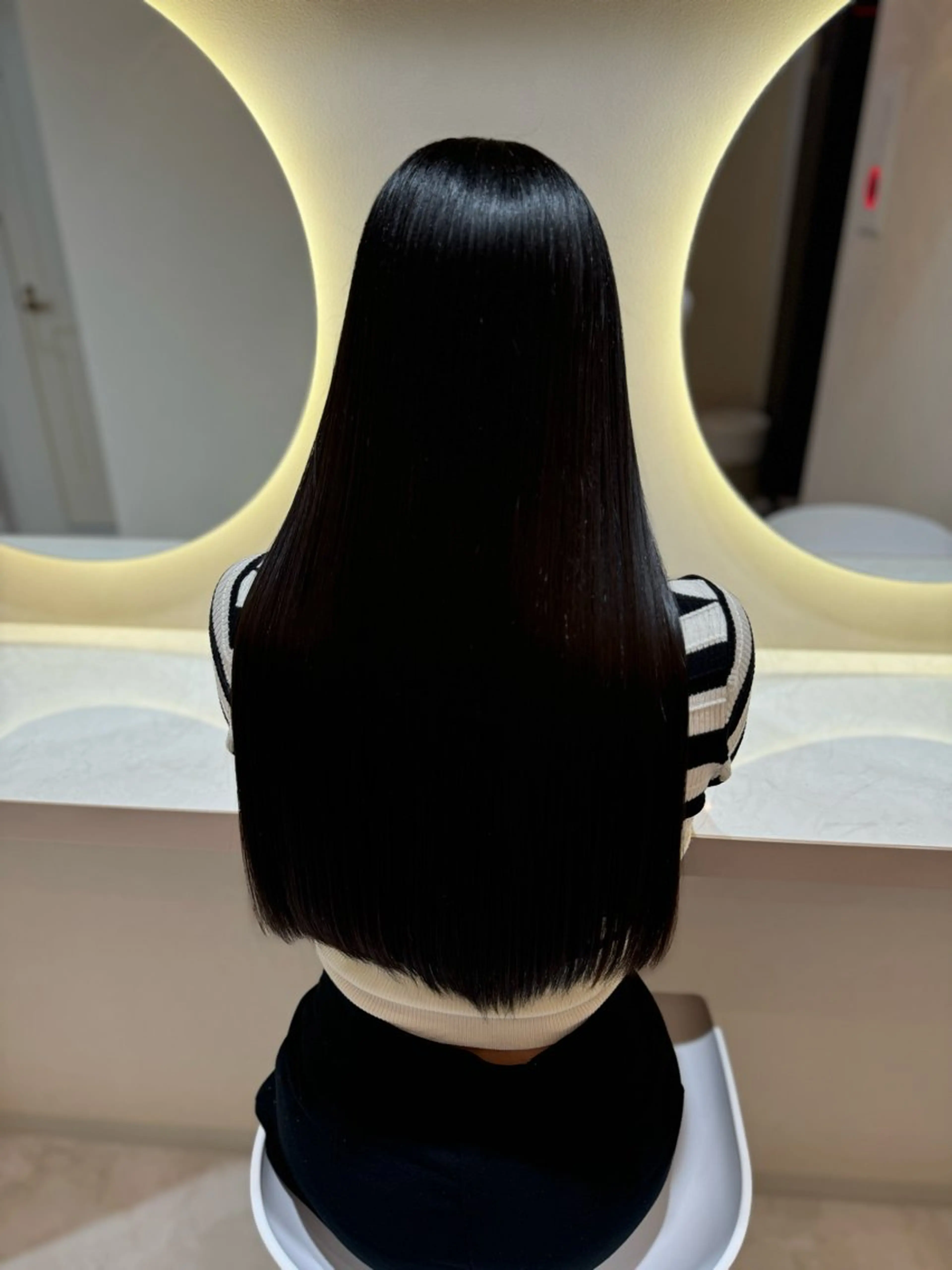 ロング 髪質改善/縮毛矯正/ ブリーチaddictのヘアスタイル