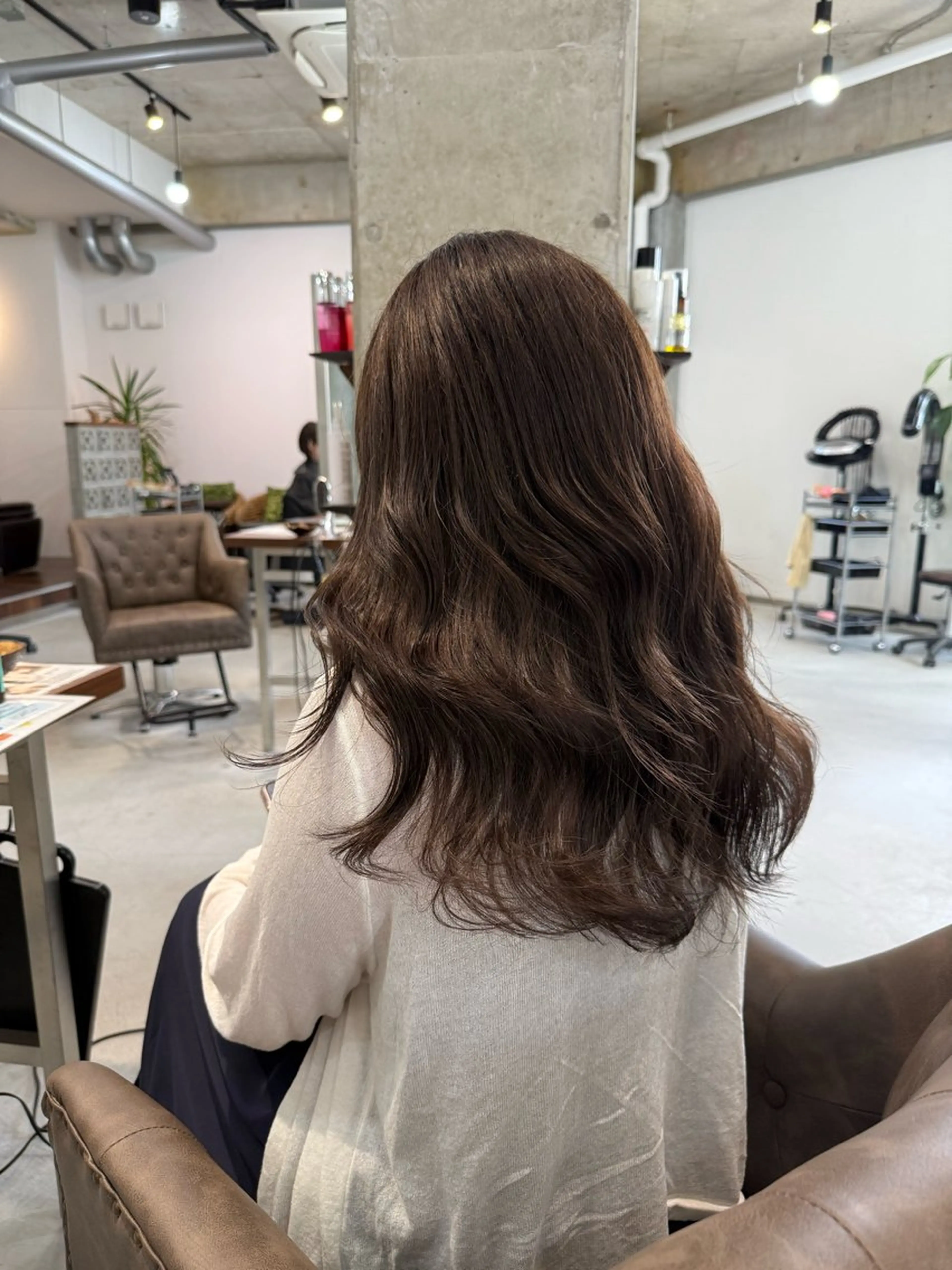 ロング カラー レイヤーカット カット ヘアカラー カイリ /レイヤーカットのヘアスタイル