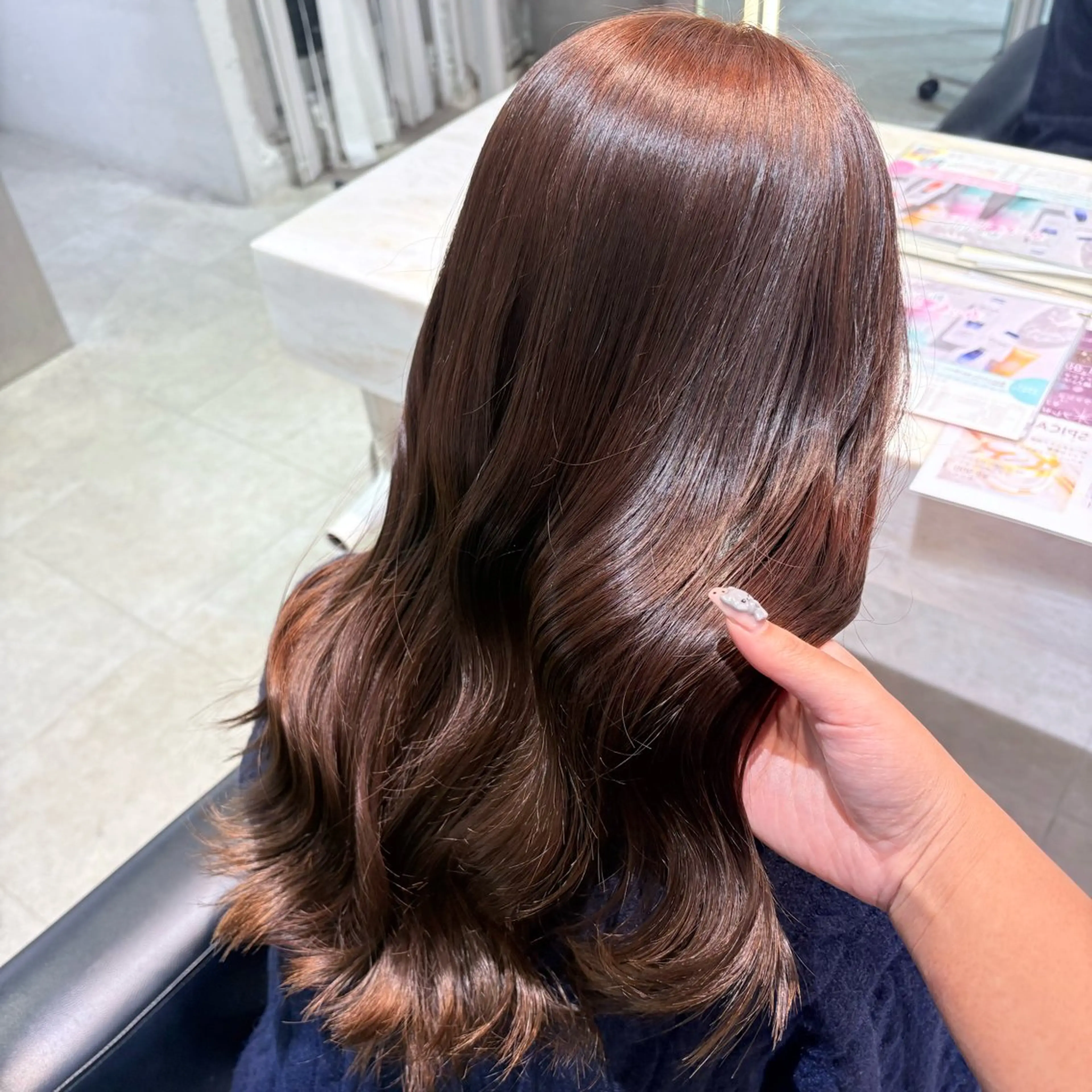 ロング カラー ヘアカラー トリートメント 縮毛矯正/Wカラー /アレンジ🌙あまにのヘアスタイル