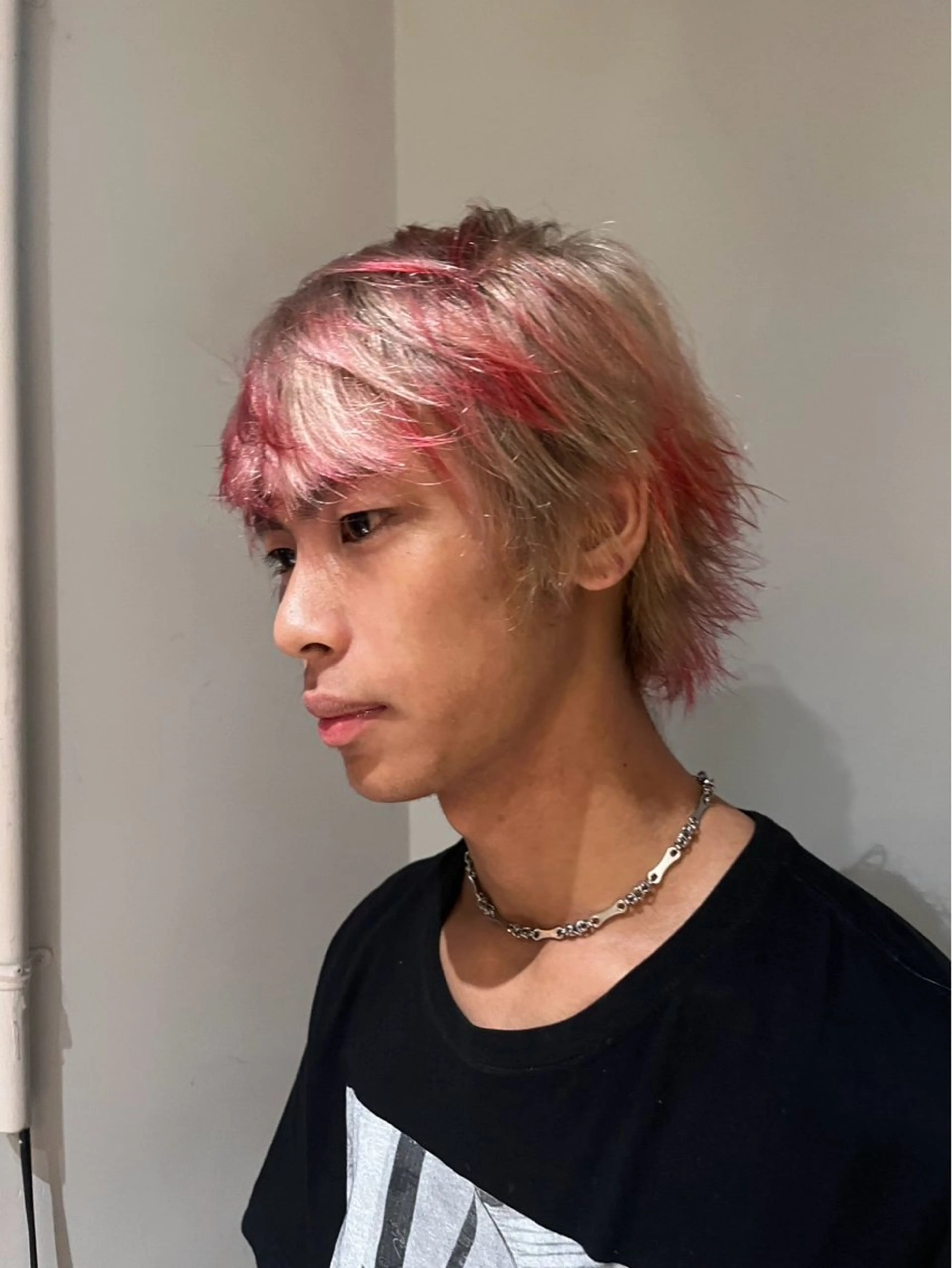 ショート ヘアカラー 似合わせカット ハイトーン/北村優人のヘアスタイル