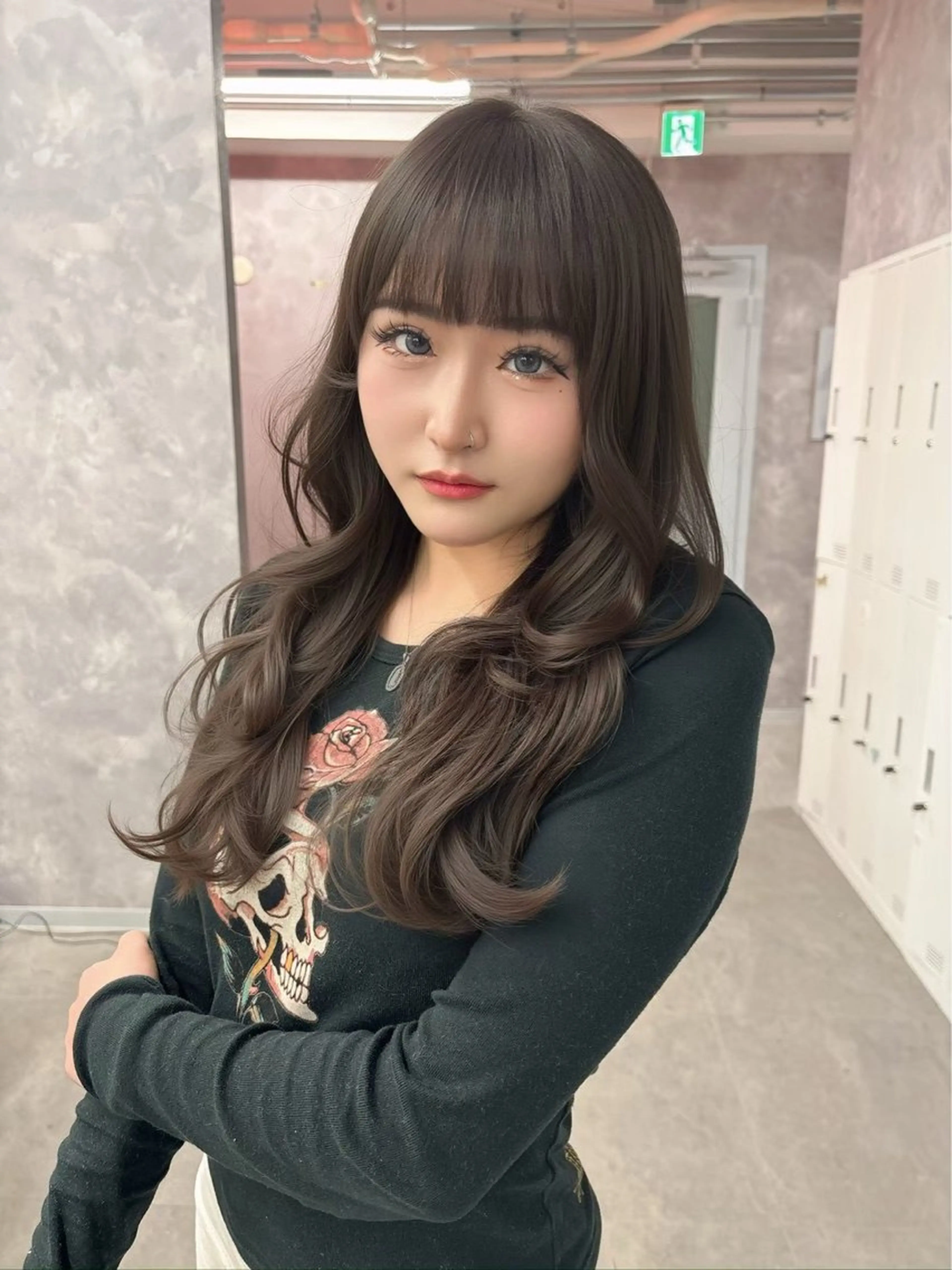 ロング おばた ちひろのヘアスタイル