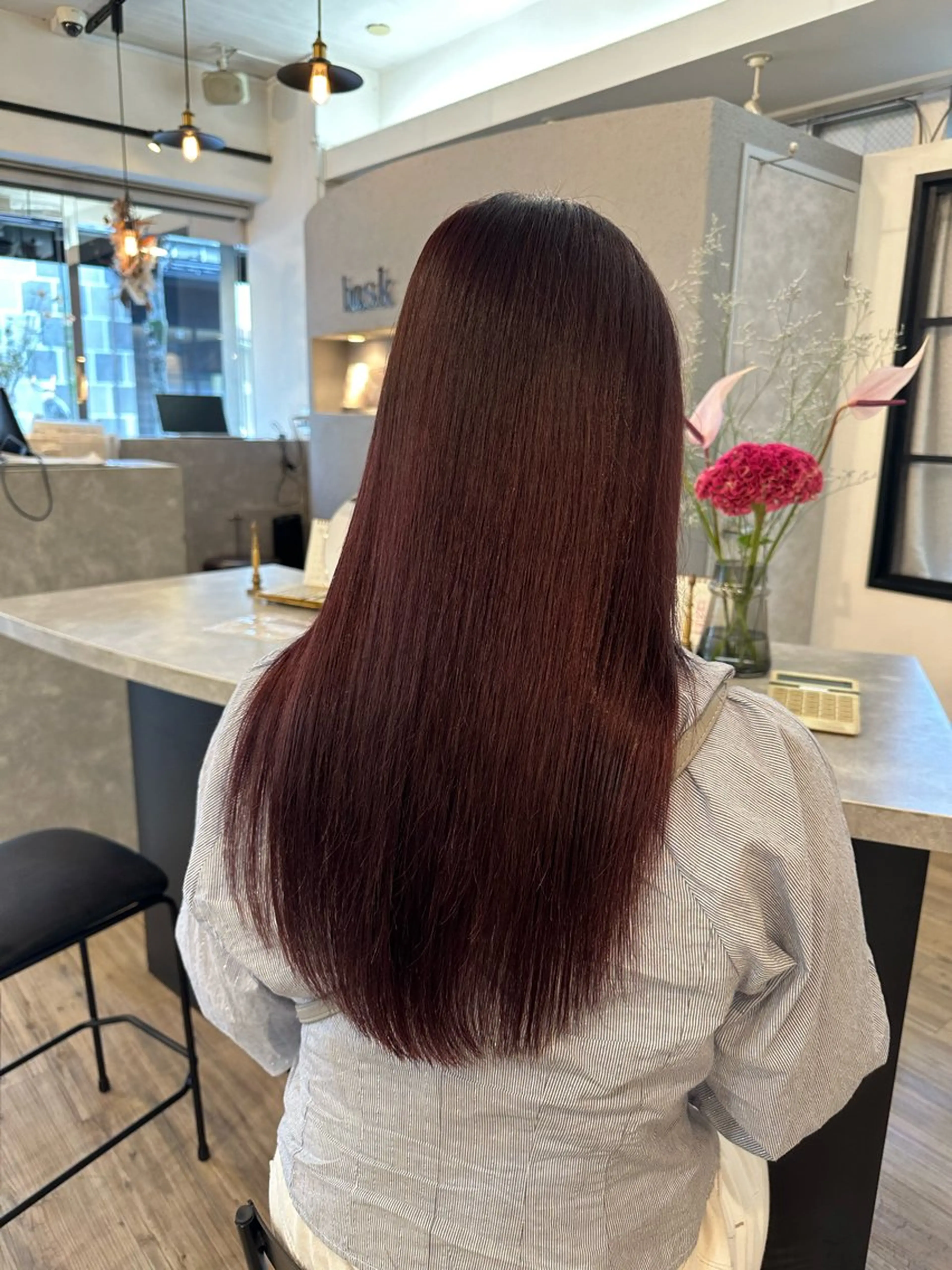 セミロング カラー ブリーチ 透明感カラー ブリーチなしカラー 似合わせカット カット ヘアカラー トリートメント sato ayaka ｜透明感カラー🫧のヘアスタイル