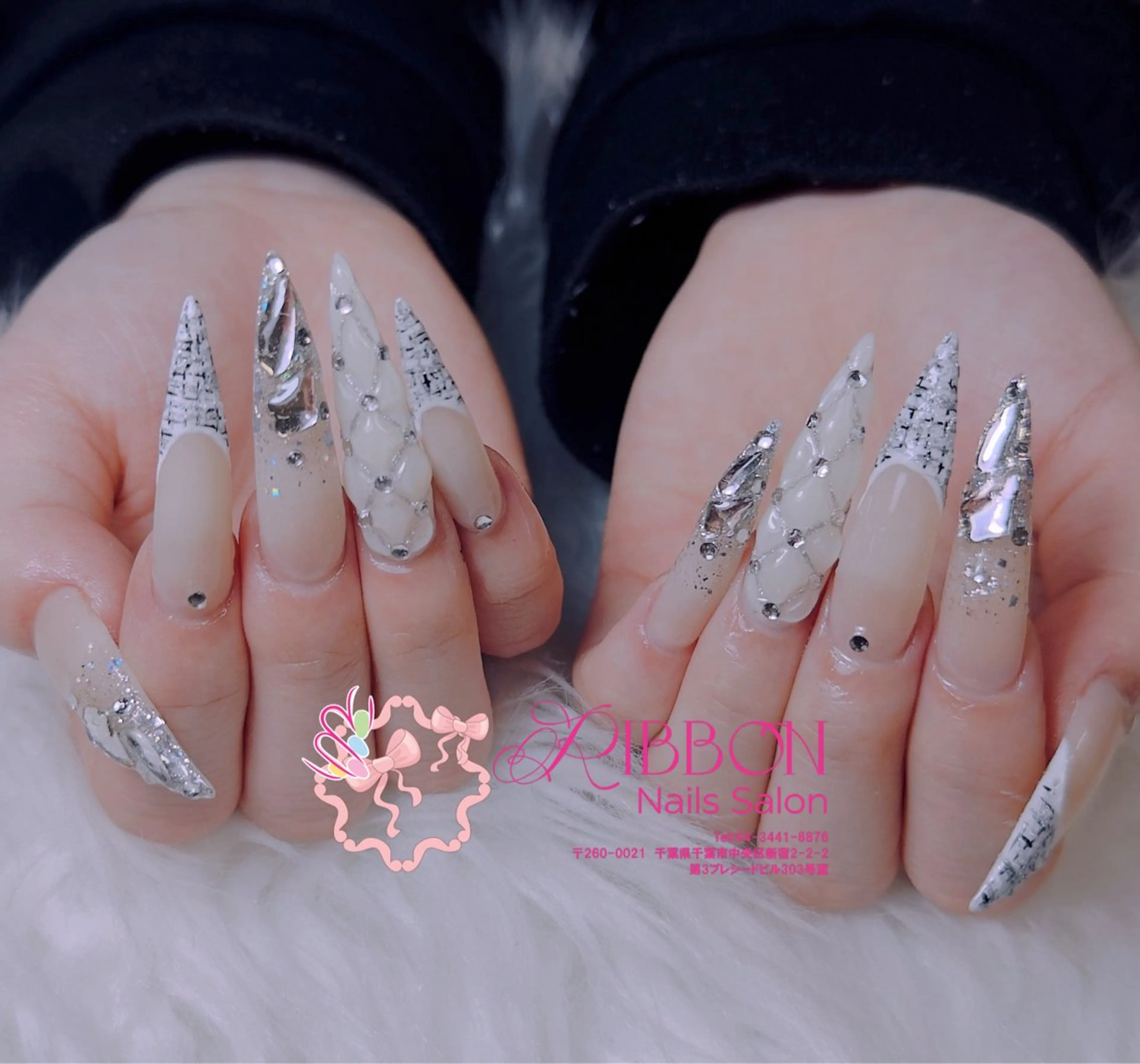 ネイル チークネイル フットネイル フレンチネイル グラデーション 韓国ネイル ハンドネイル Ribbonnail salonのネイルデザイン