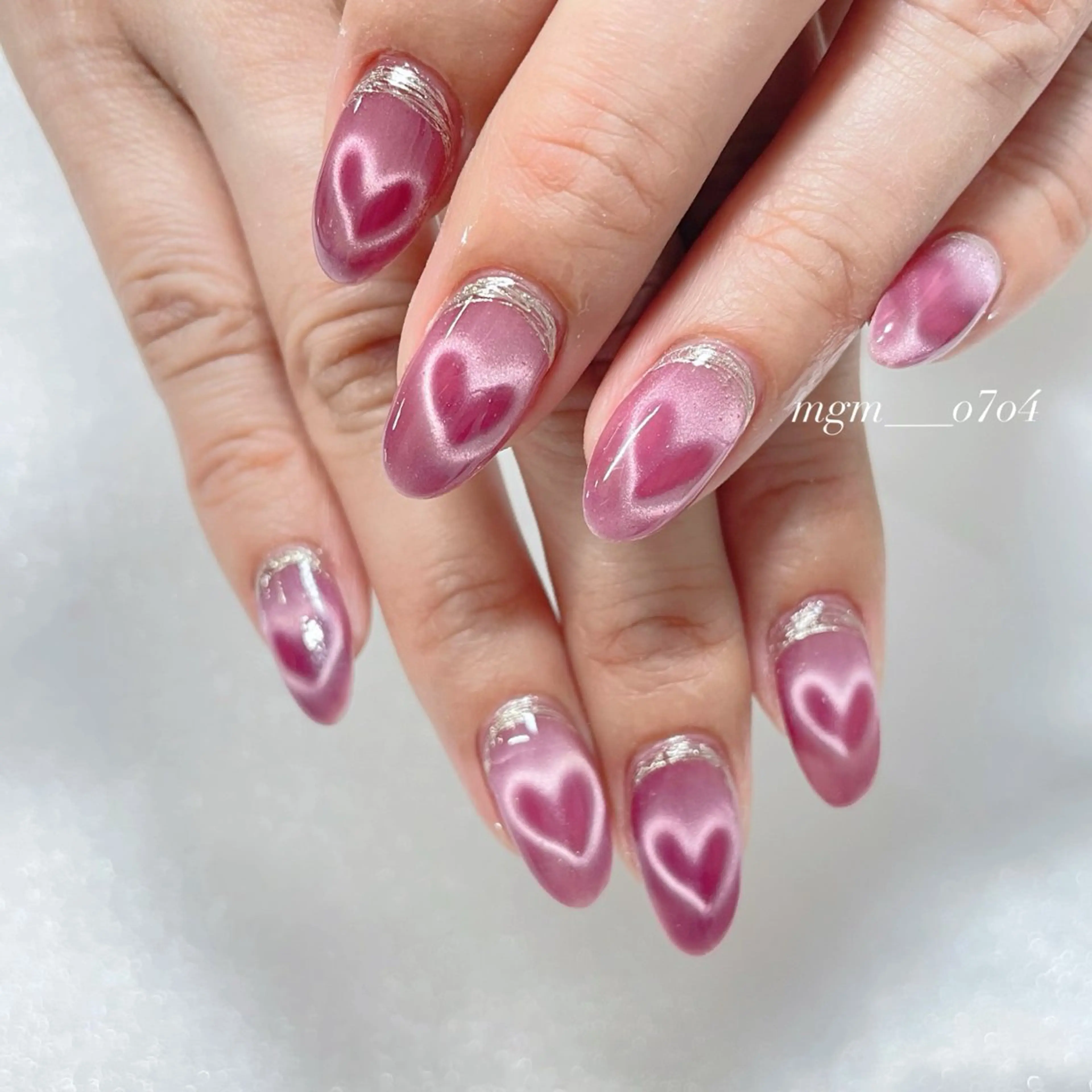 ネイル ハンドネイル ハンドケア MoON...❤︎ MeGuのネイルデザイン