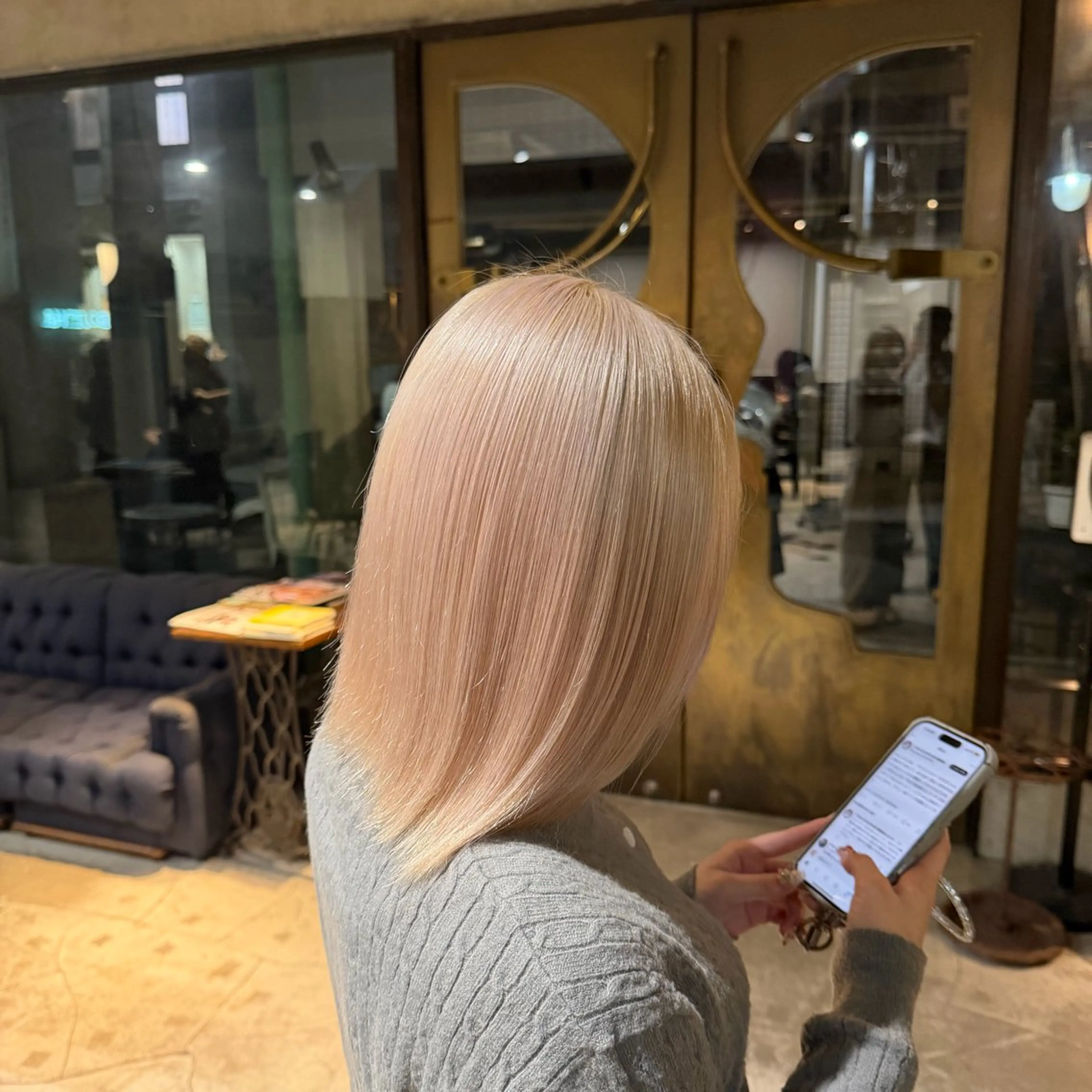 ショート カラー ⚜️ブリーチ× 透明感✨Hayatoのヘアスタイル