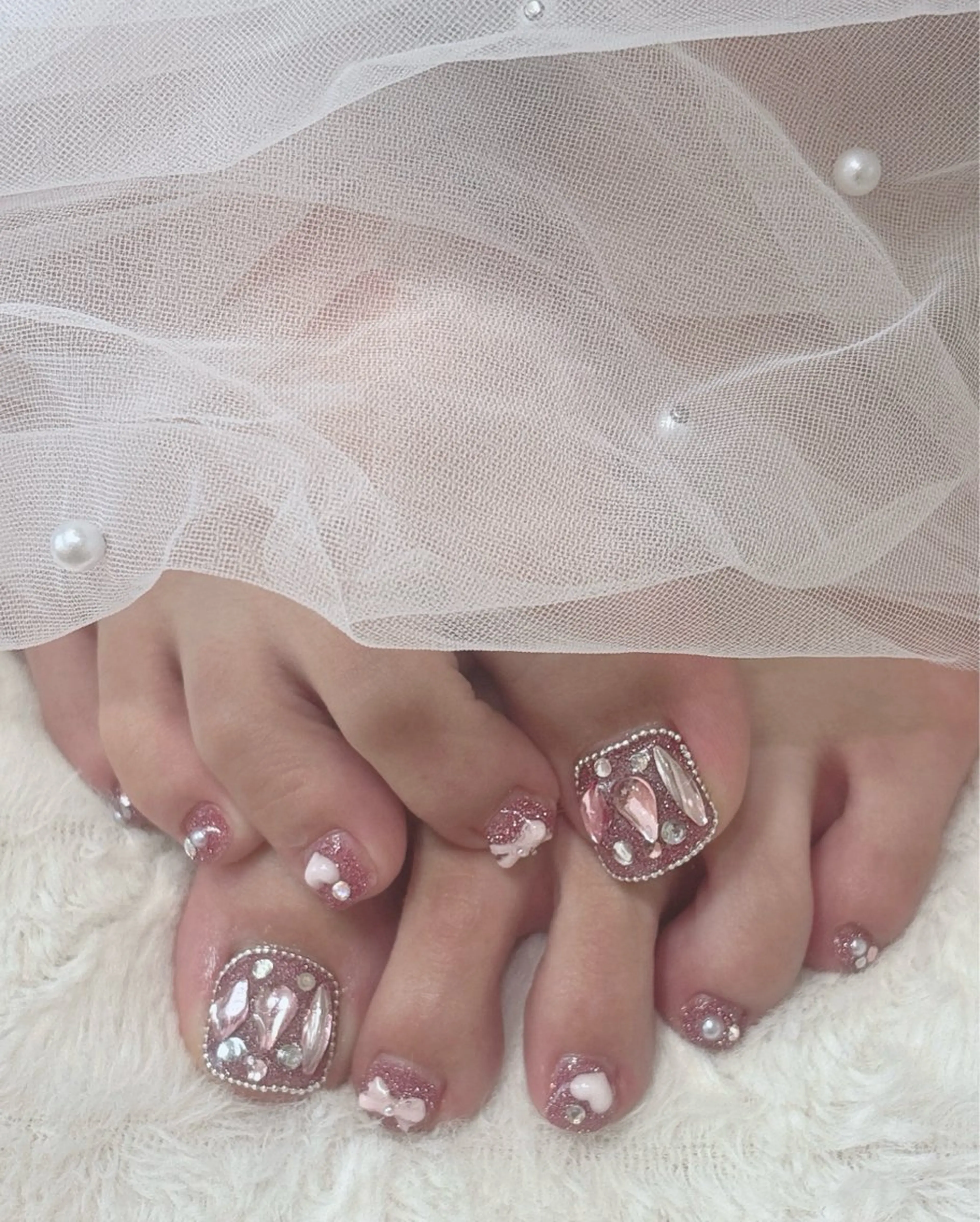 ネイル フラッシュネイル ラメ(グリッター) nail salon はるりのネイルデザイン