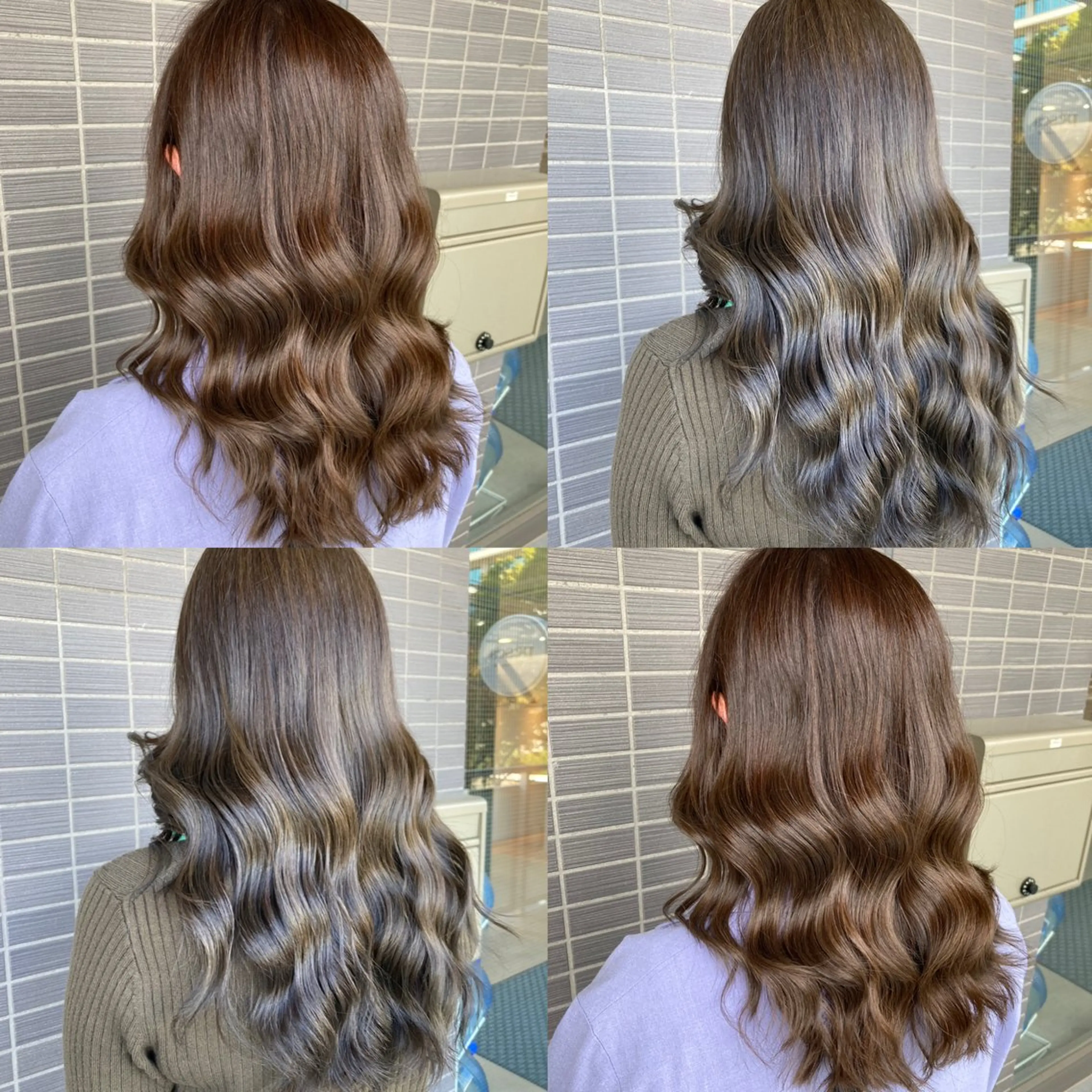 カラー ヘアアレンジ アッシュ ヘアカラー トリートメント 平原 ミレイのヘアスタイル