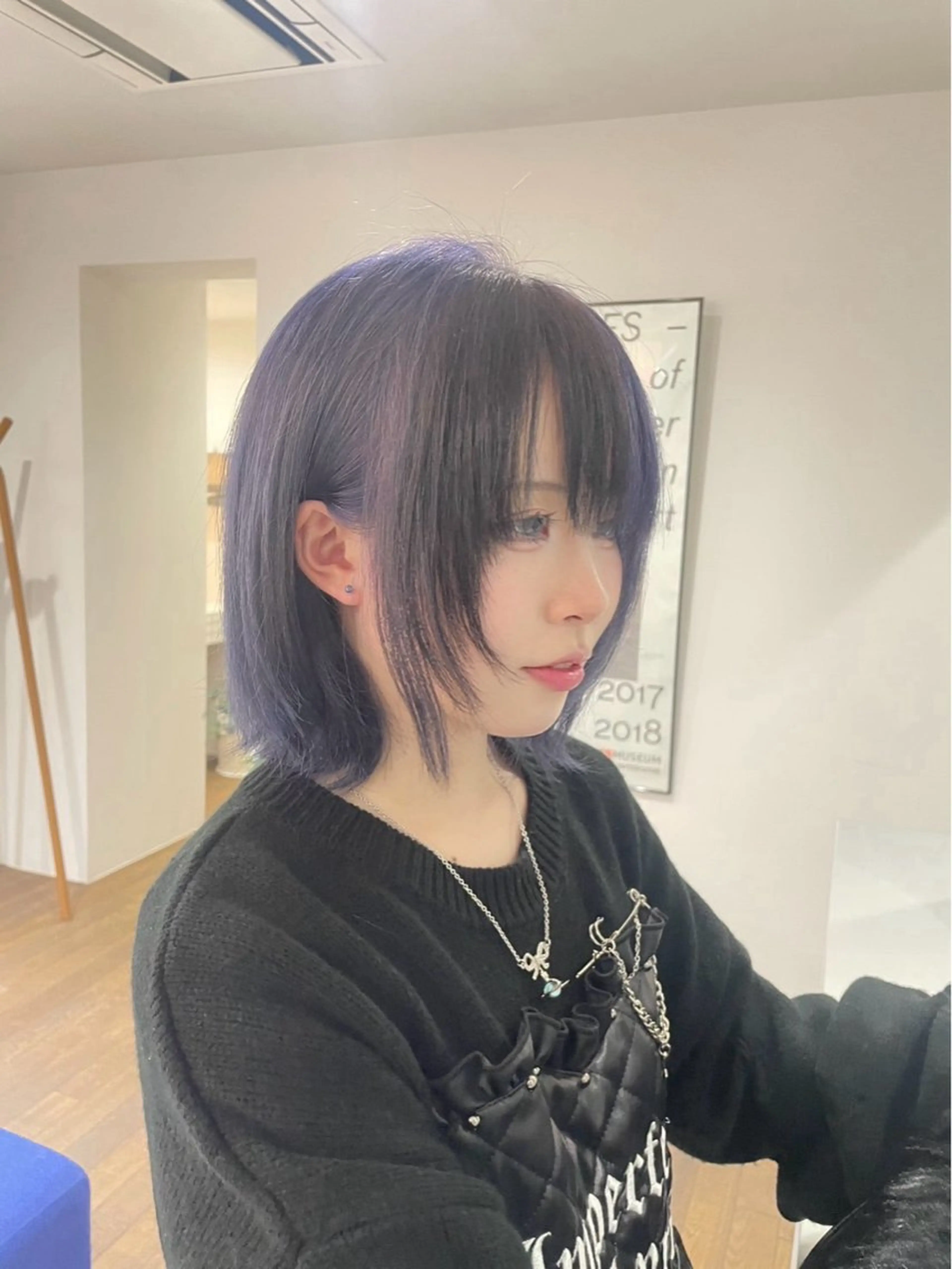 ミディアム カラー ヘアカラー lutz／ MIONのヘアスタイル