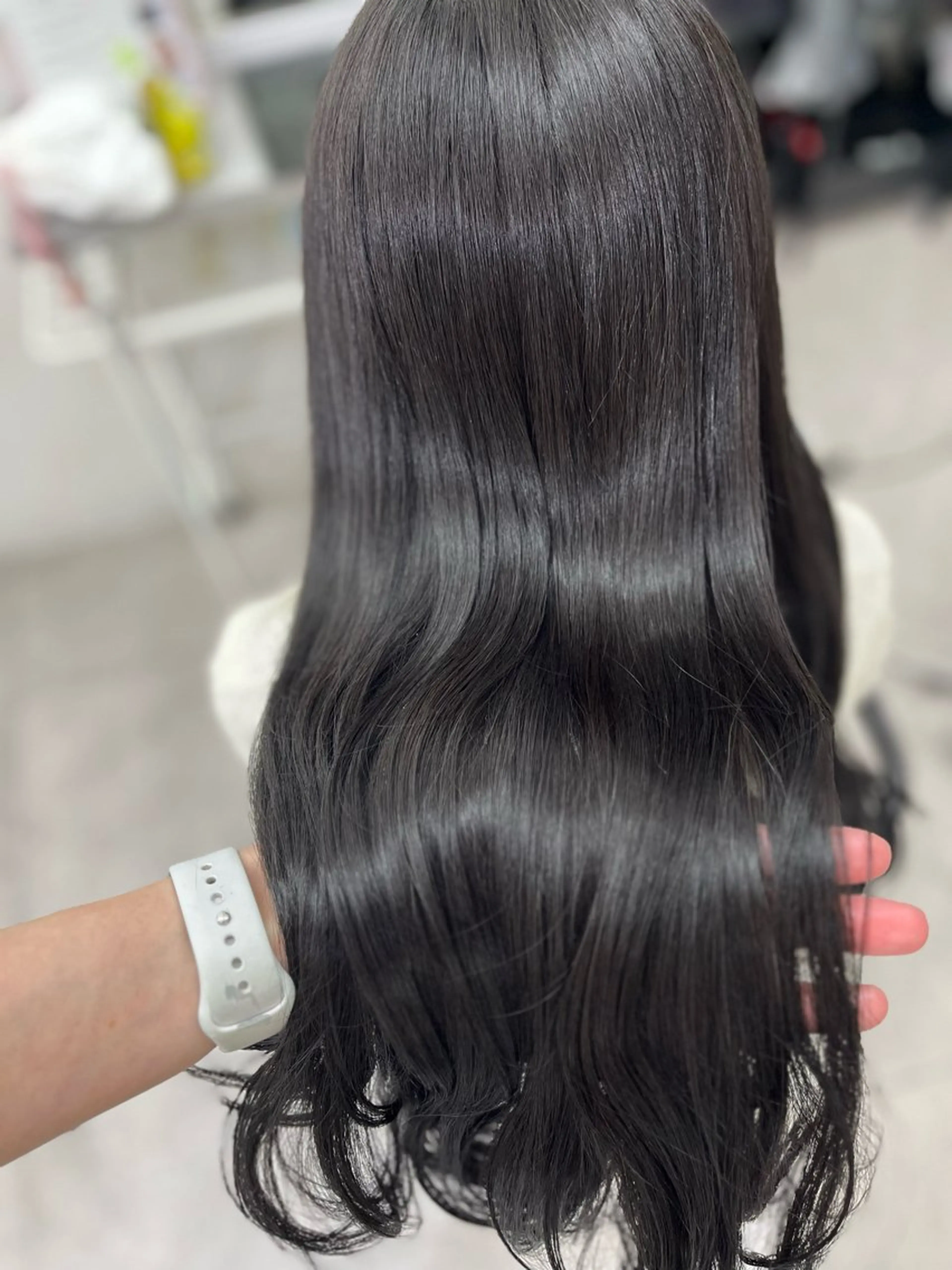 ロング カラー カット ヘアカラー トリートメント 🫧ぷる艶カラー🫧 Yuubi🦩のヘアスタイル