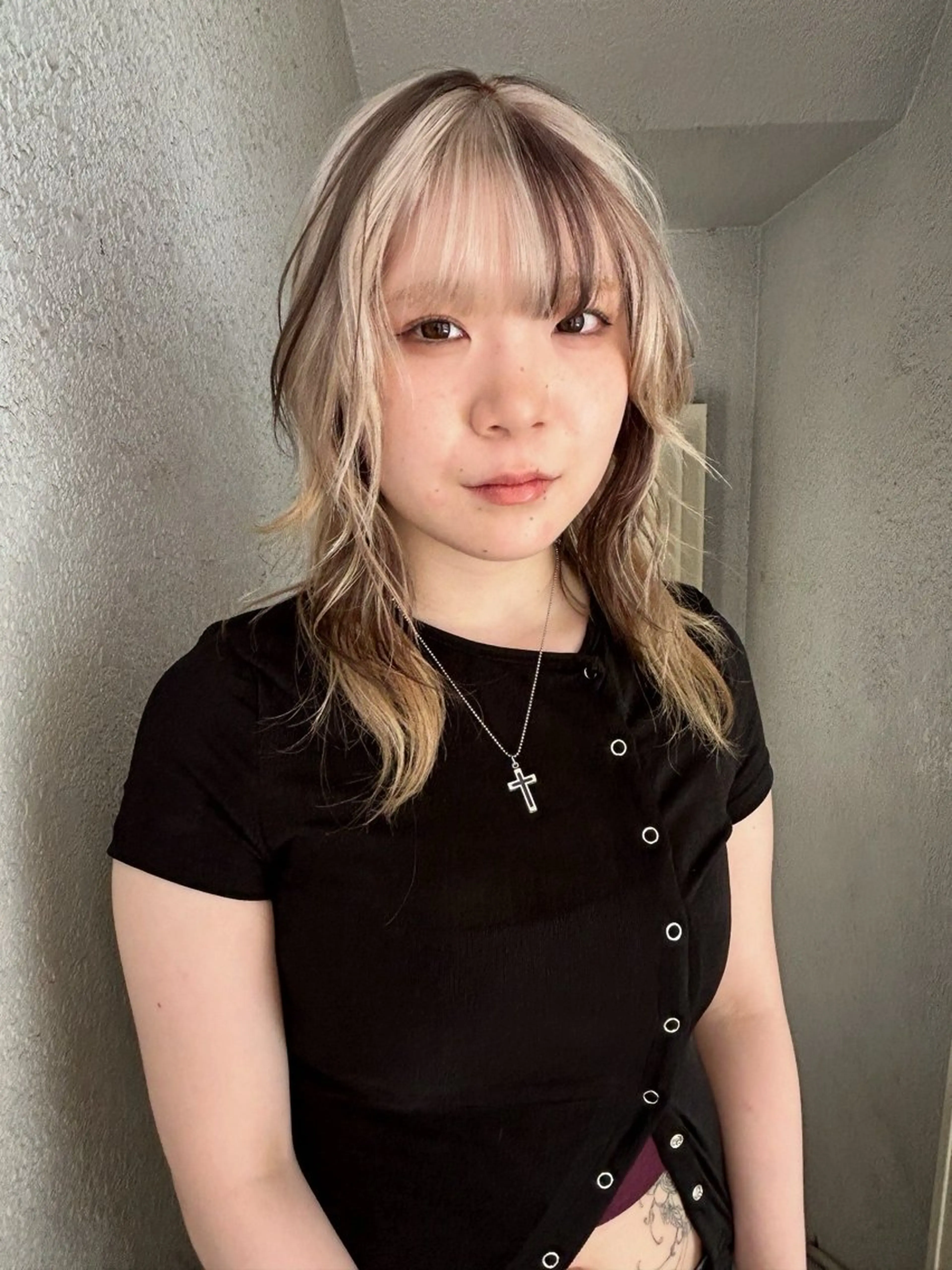 セミロング カラー ヘアカラー トリートメント ケアパーマ/ケアブリ ーチdaisukeのヘアスタイル