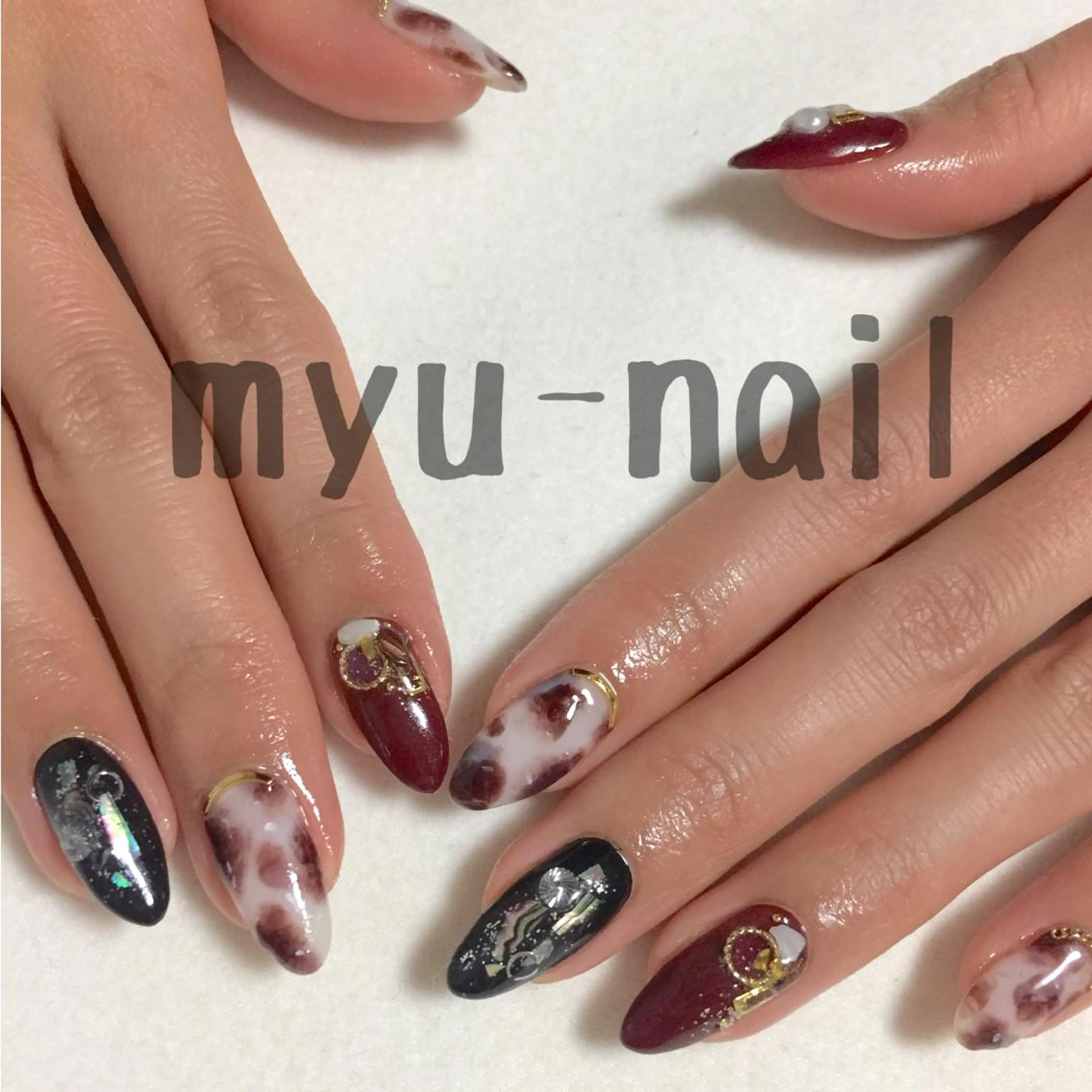 ネイル ハンドネイル ホームサロン myu-nailのネイルデザイン