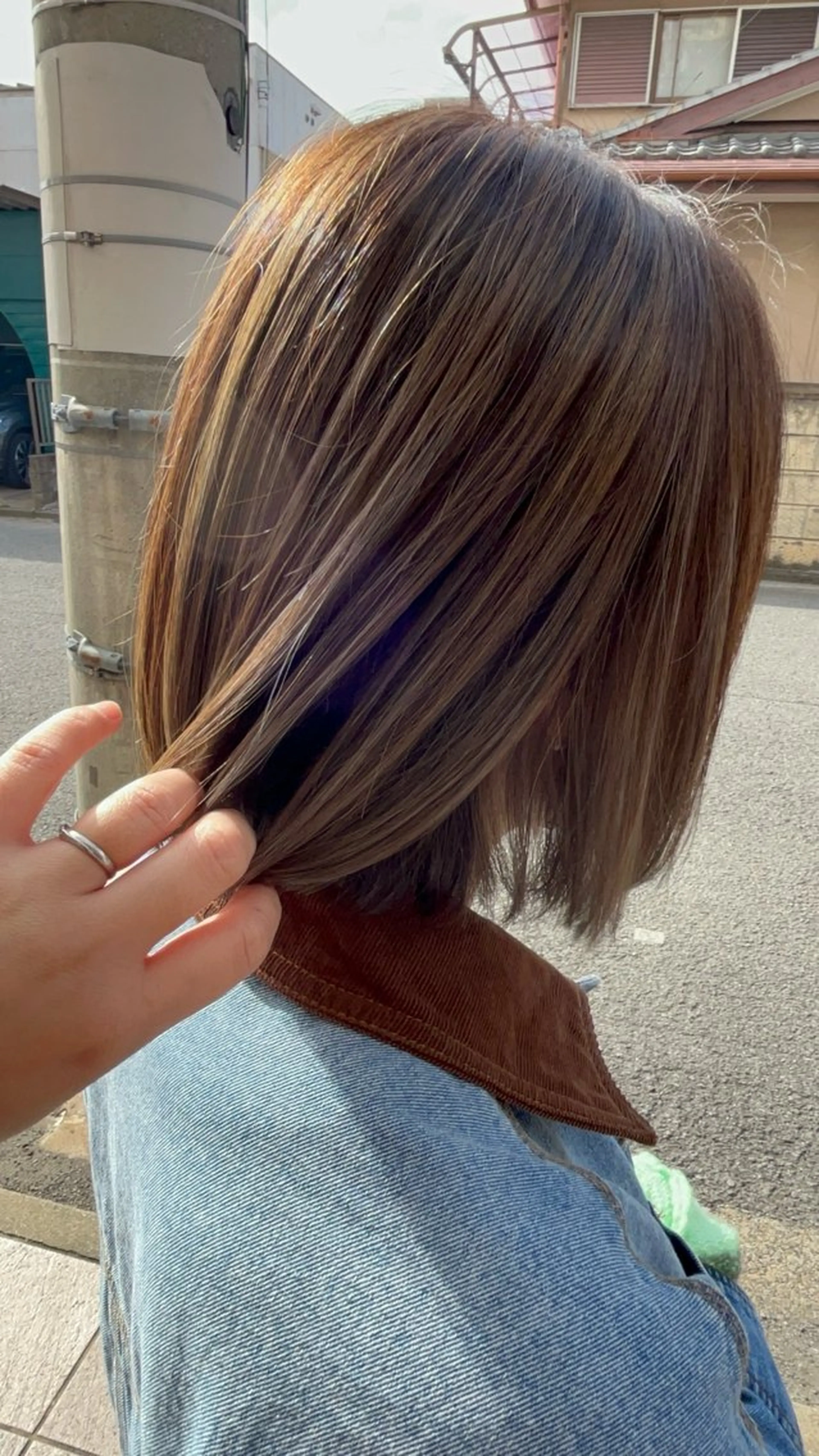 【平日限定】カット+カラー+Aujuaトリートメント🌸　¥13000の写真