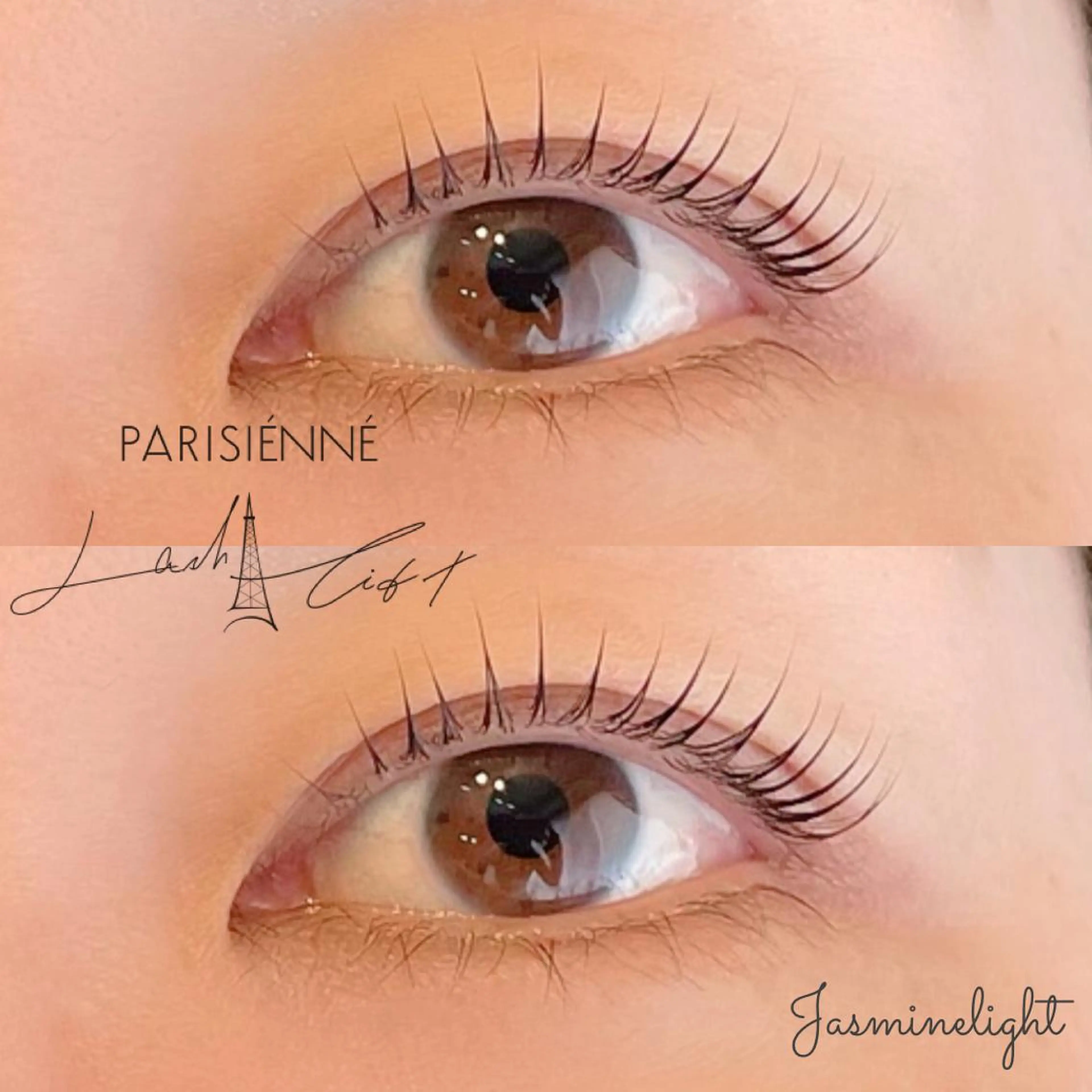 マツエク・マツパ パリジェンヌラッシュリフト マツパ Jasmine lightのマツエク・マツパデザイン