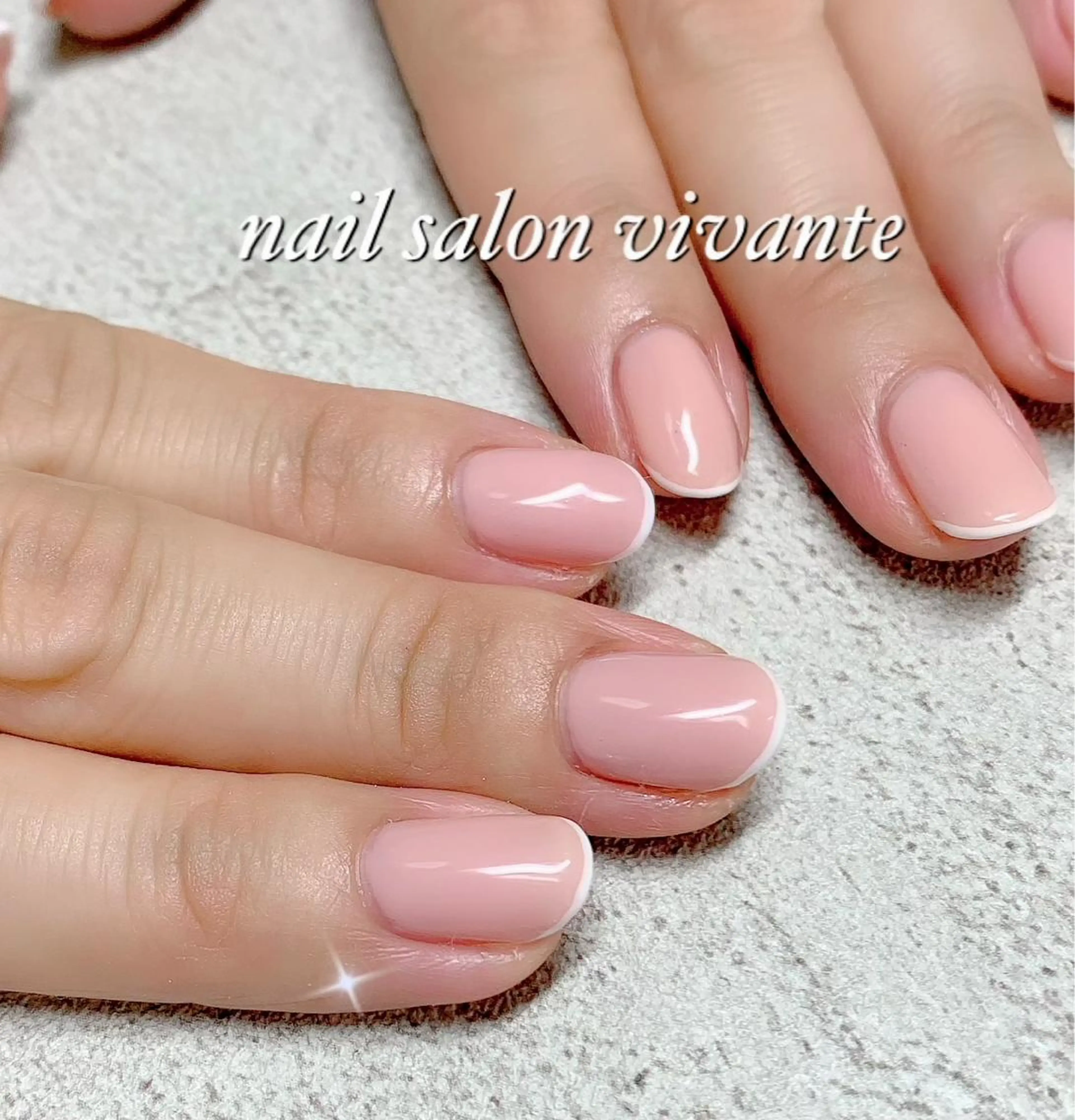 ネイル フレンチネイル nail salon vivanteのネイルデザイン