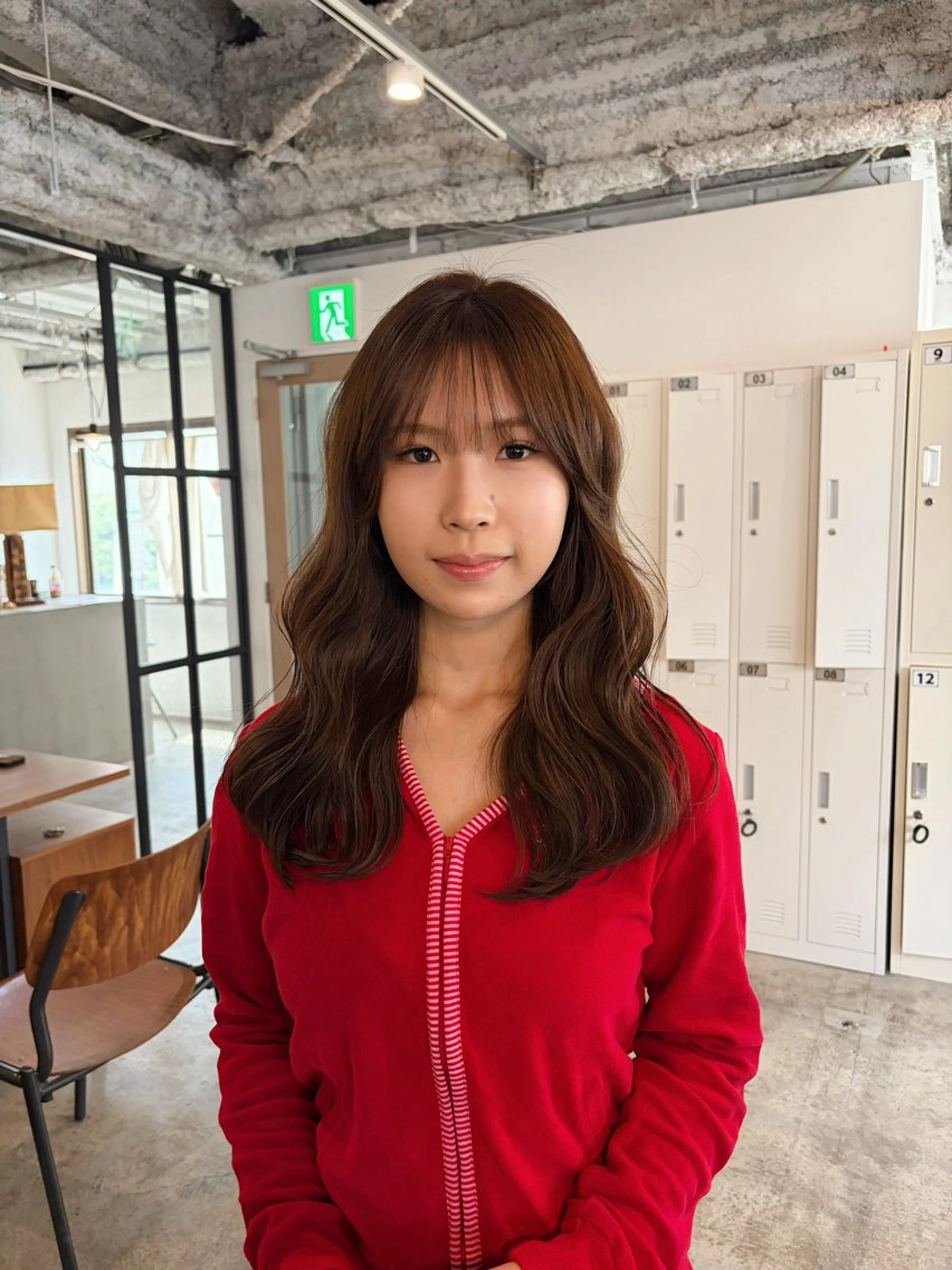 セミロング カット ヘアカラー 🧣misaki 🧣のヘアスタイル