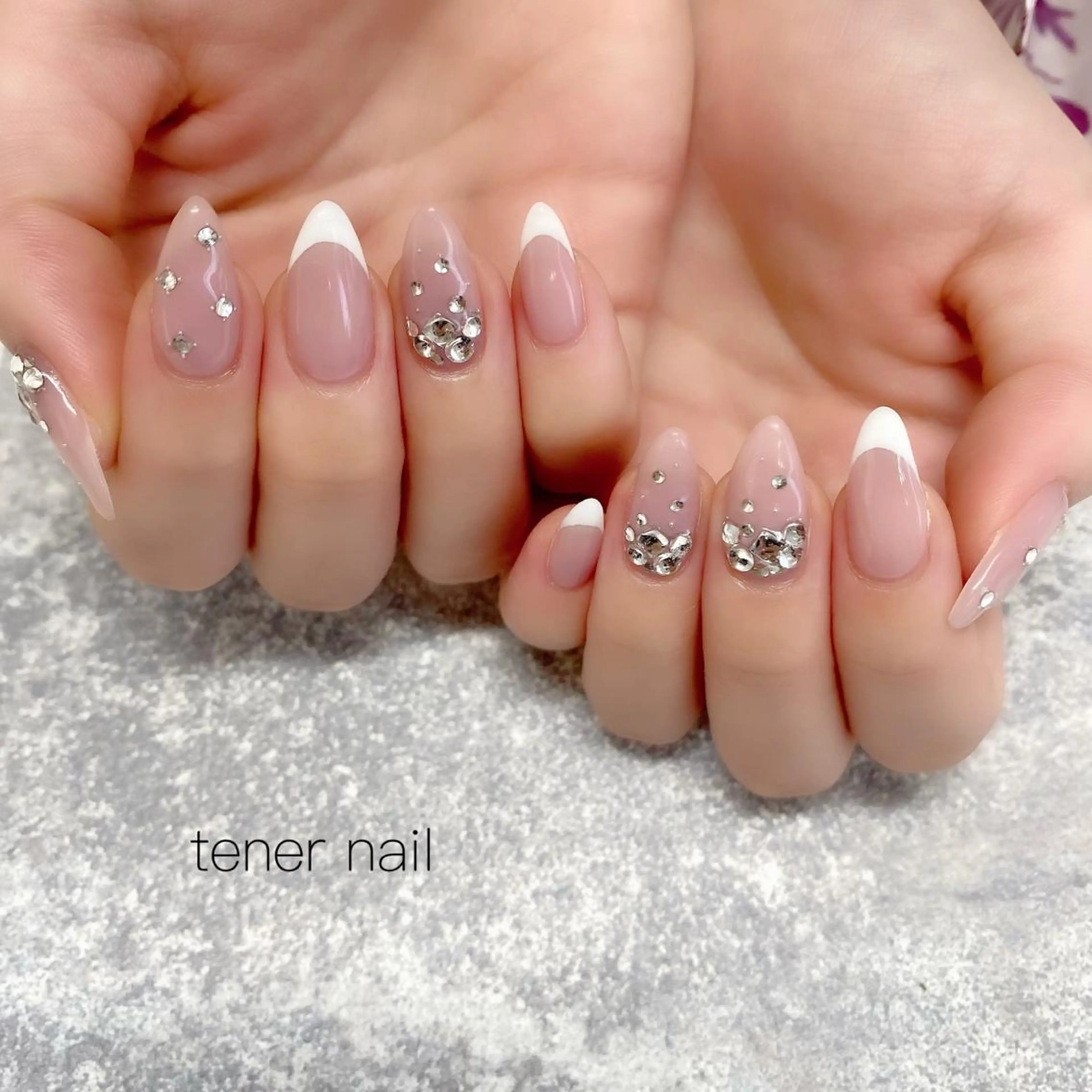 ネイル フレンチネイル テネルネイル tener nailのネイルデザイン