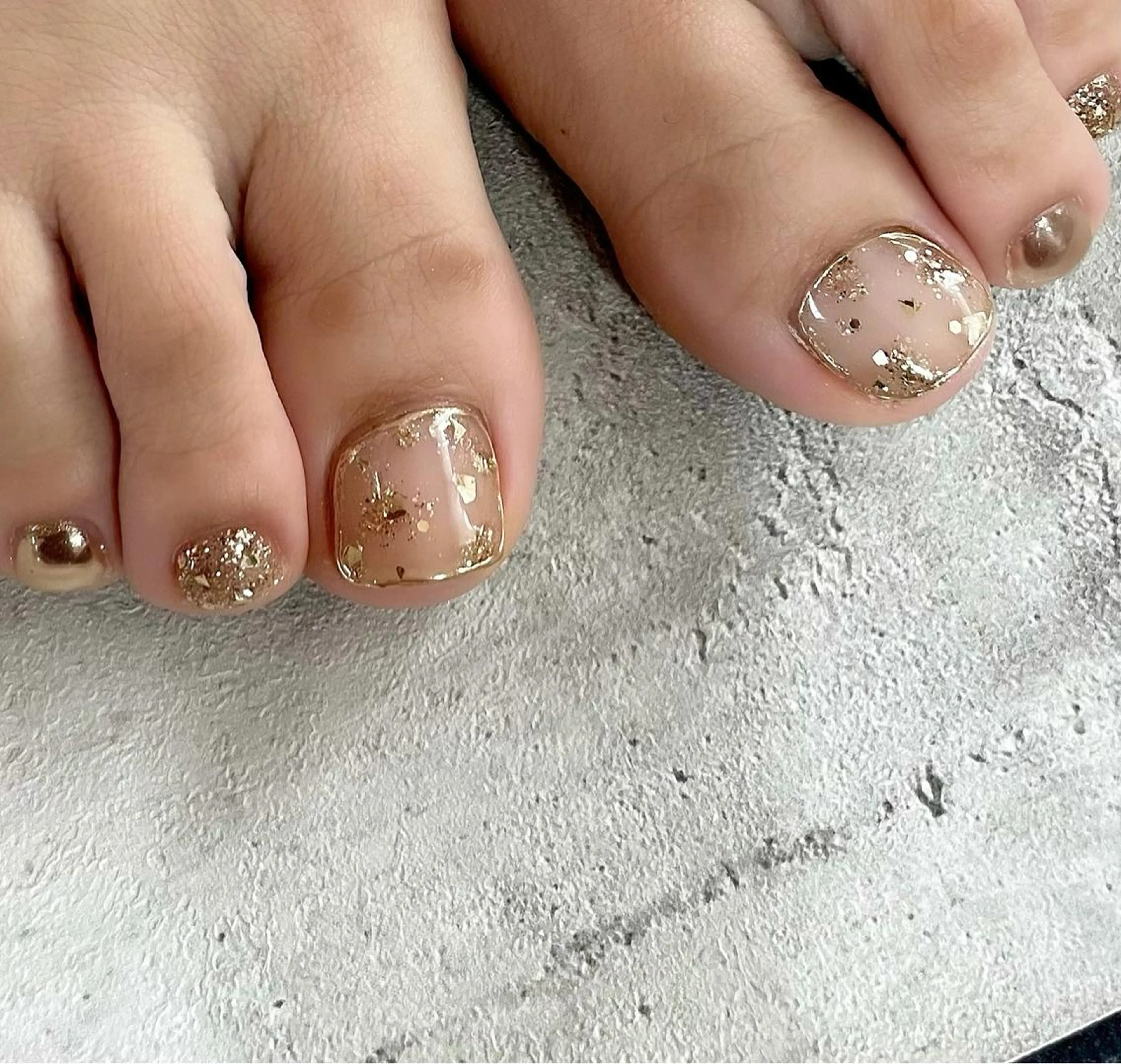 ネイル フットネイル ジェルネイル 東 千夏のネイルデザイン