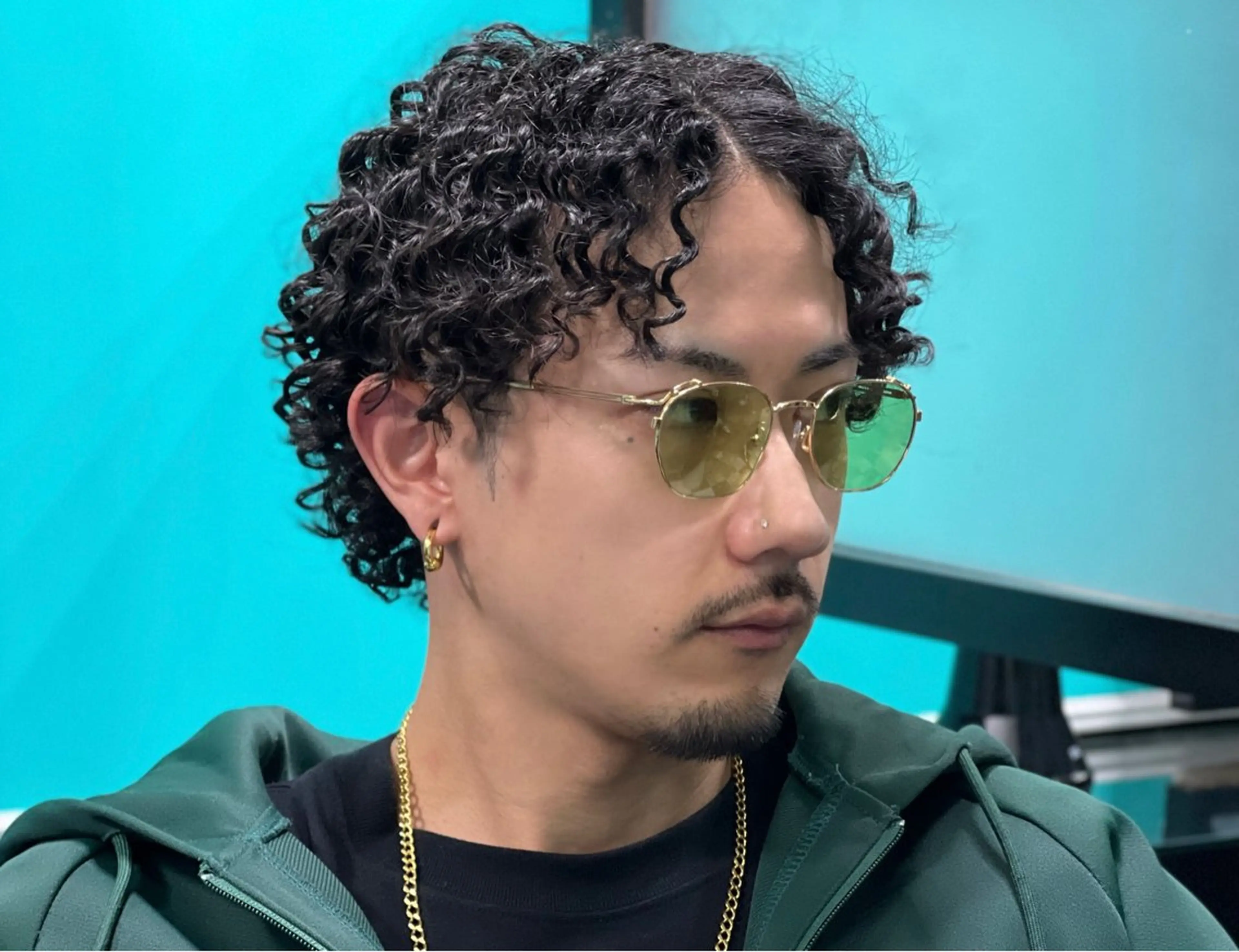 ロング パーマ 【メンズカット】 。のヘアスタイル