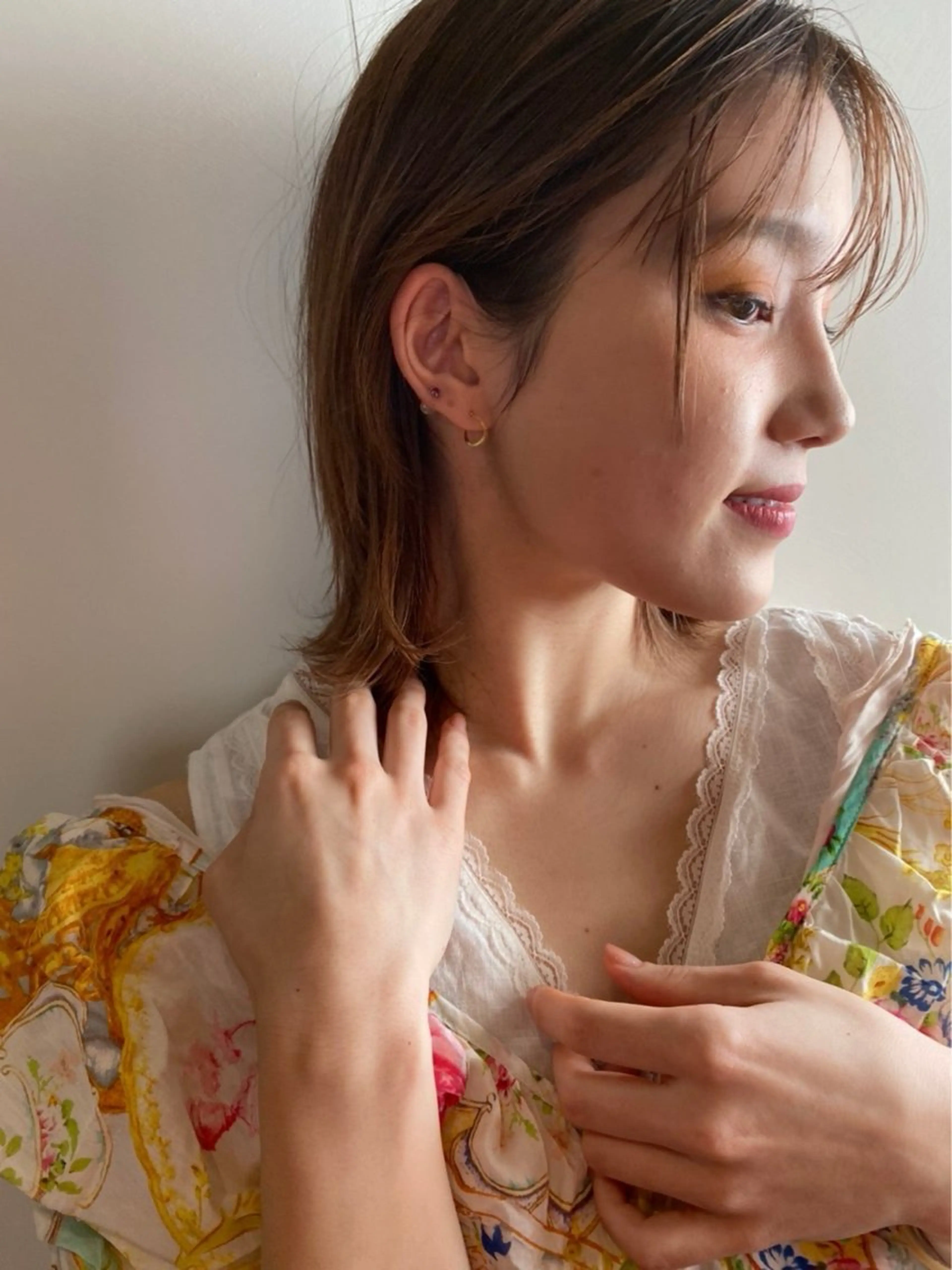 ミディアム アレンジ/縮毛矯正 FACE。ゆのんのヘアスタイル