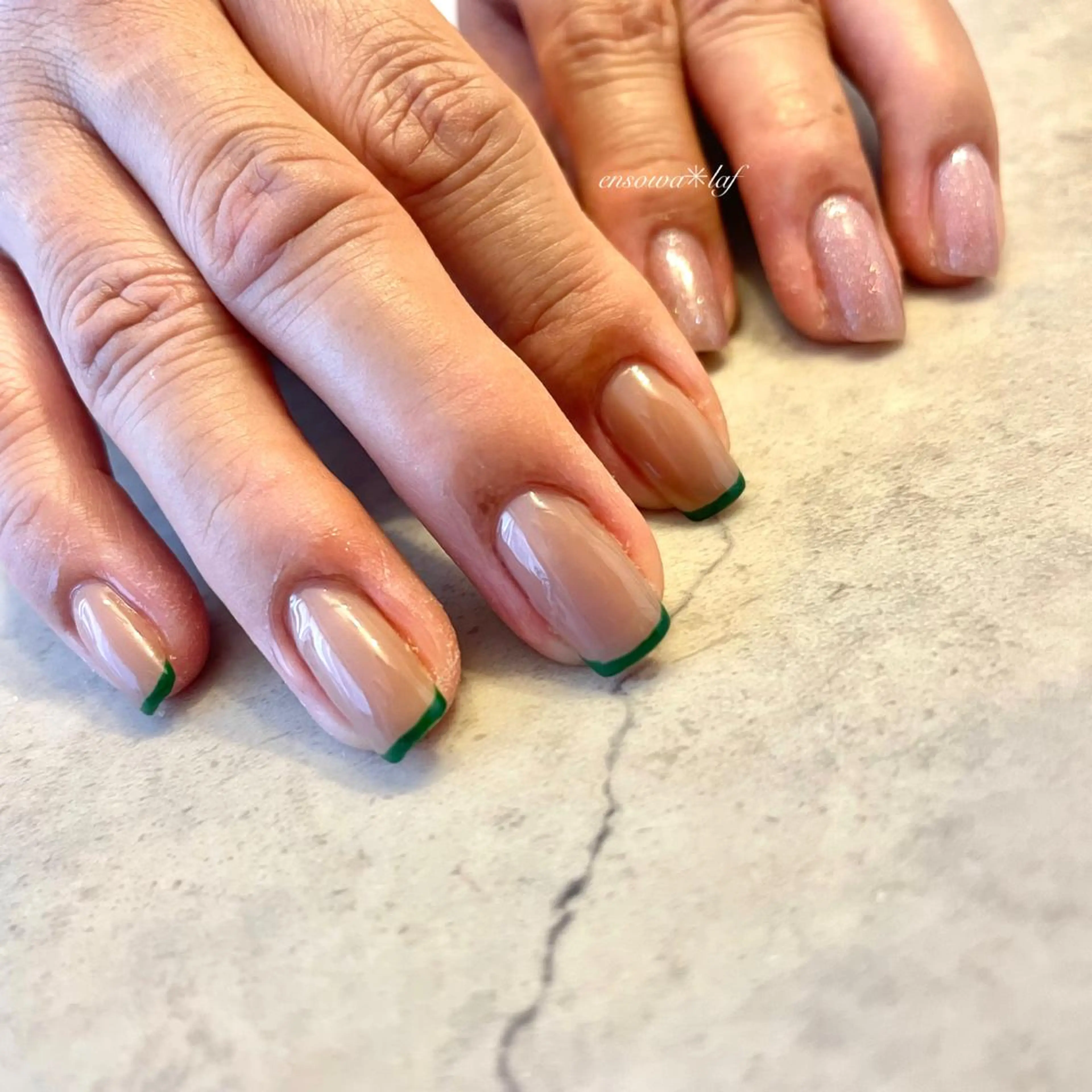 ネイル アートネイル ジェルネイル メンズネイル ニュアンスネイル シンプルネイル ensowa✱laf NAILのネイルデザイン