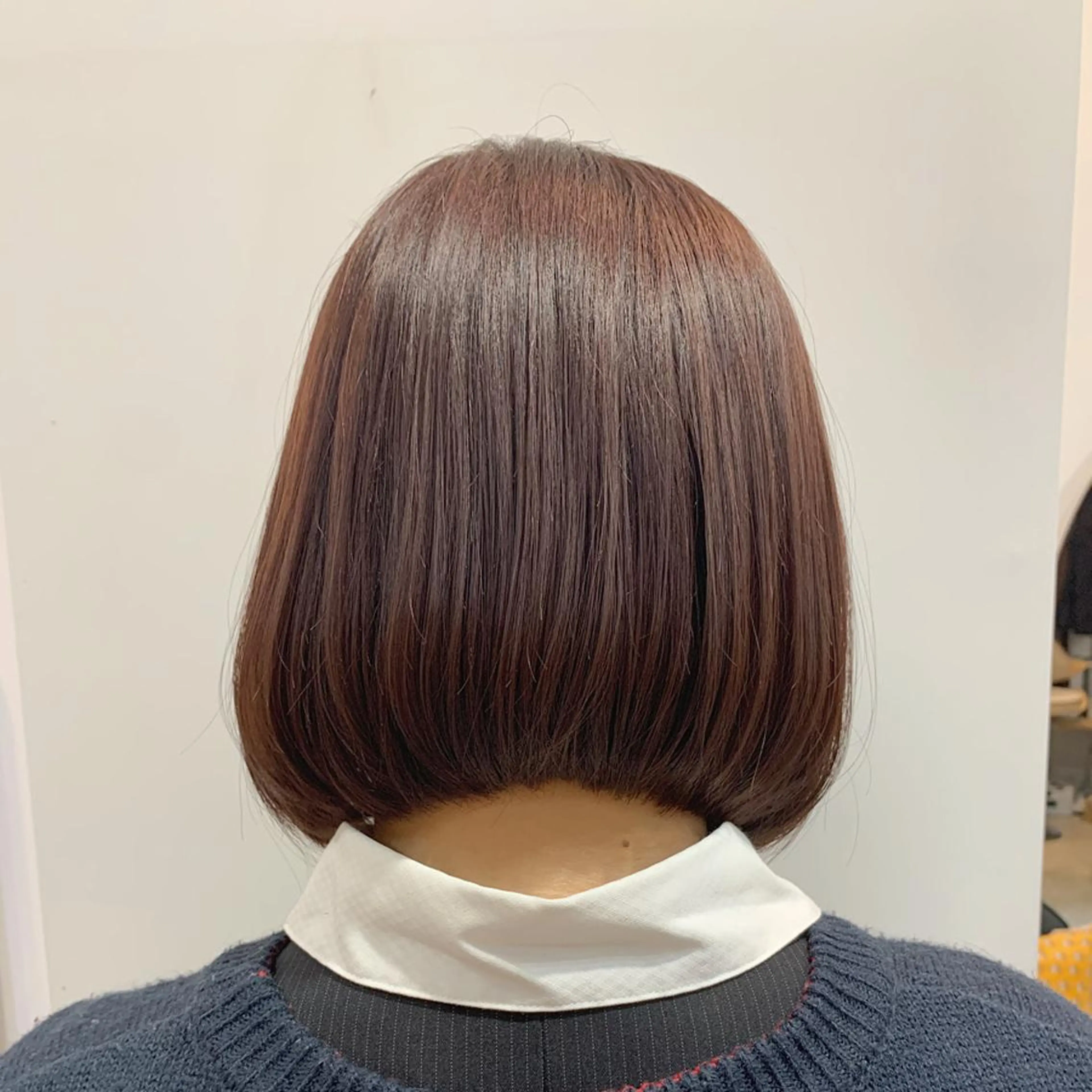 ショート カラー ヘアアレンジ レッドカラー REONA🪽✨薬院 レイヤーカット🫧のヘアスタイル